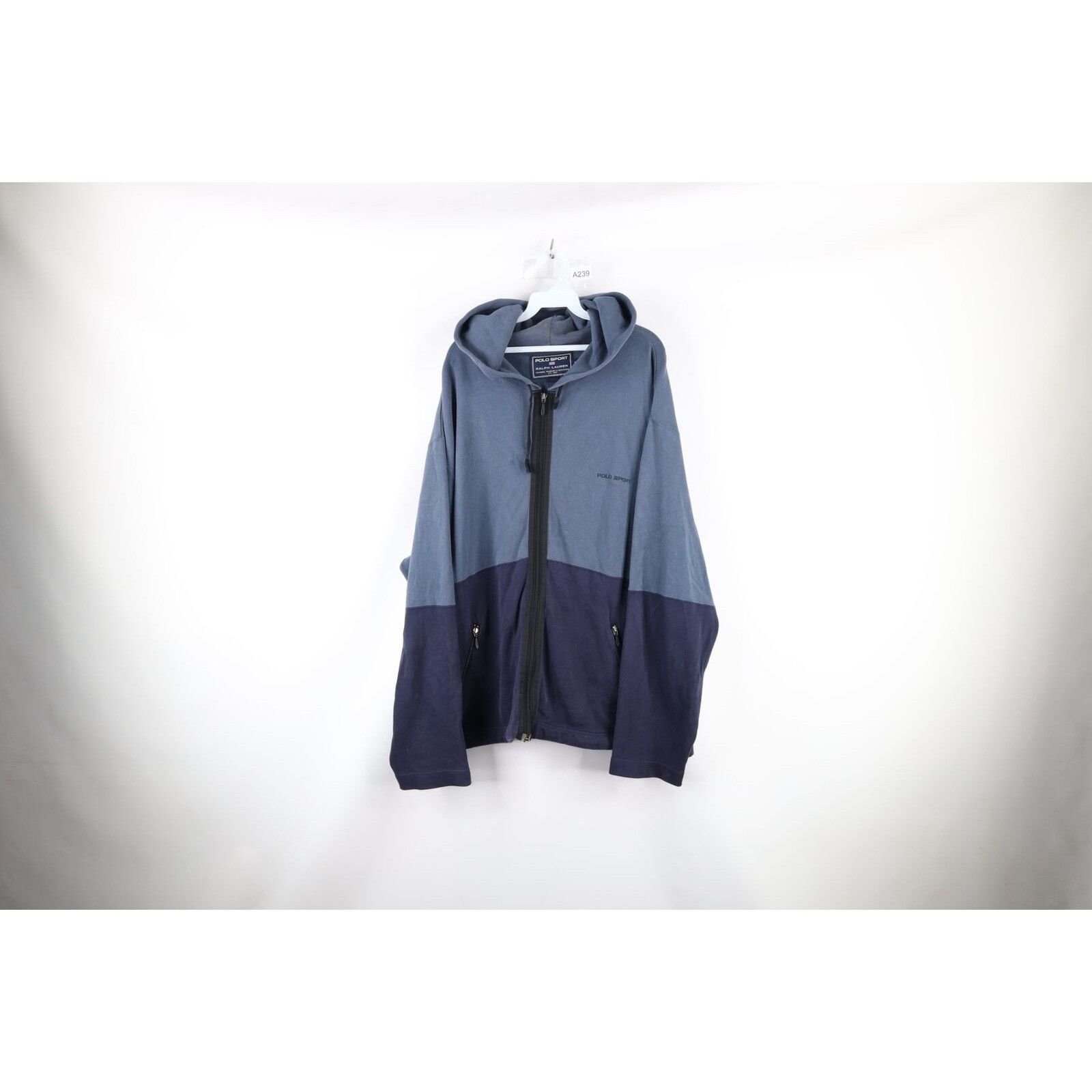 Vintage 90s Polo Sport Ralph Lauren Faded Hooded Sweatshirt