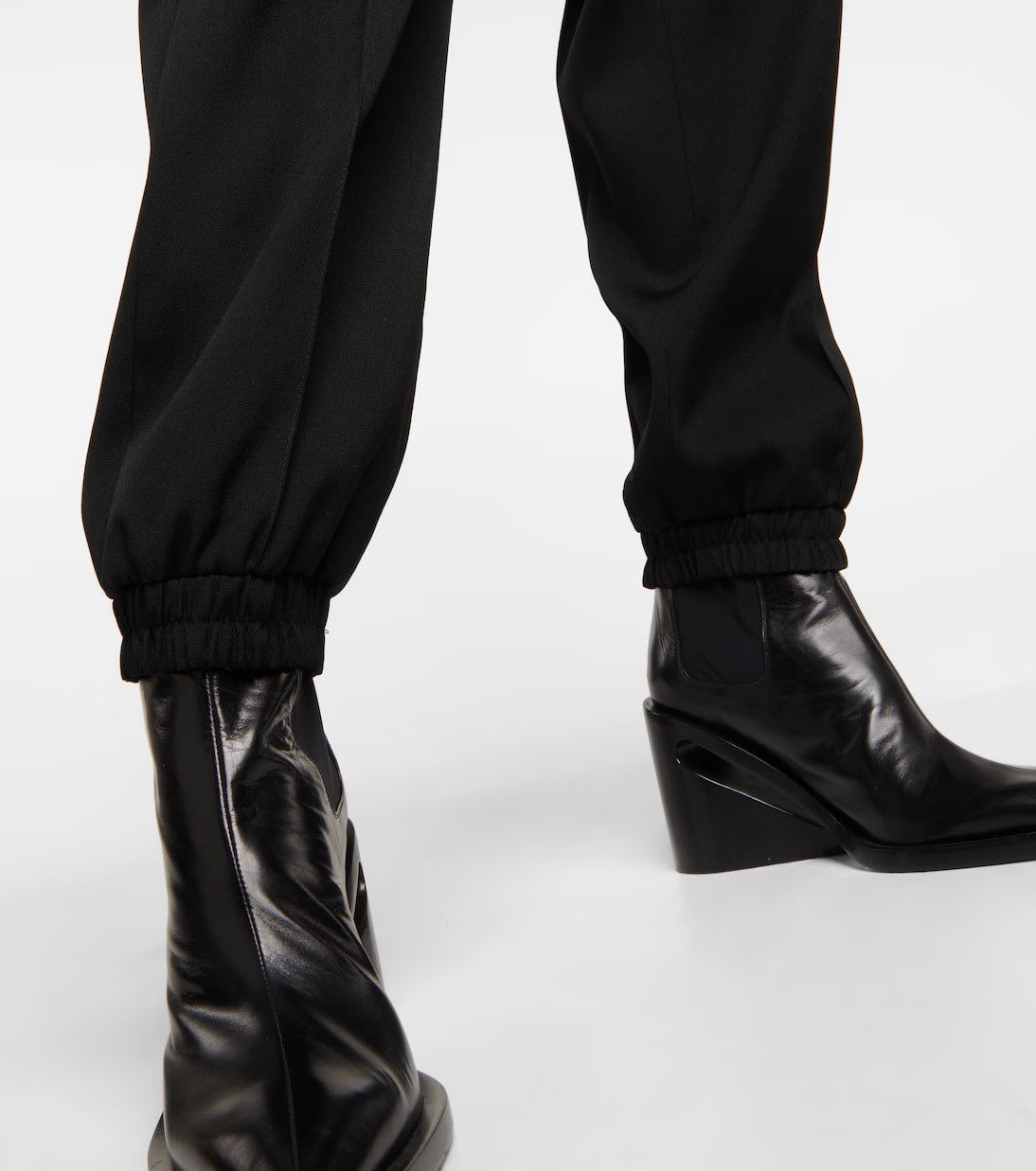 Jil Sander o1y1025 Jogger in Black Size 26" / US 2 / IT 38 - 4 Thumbnail