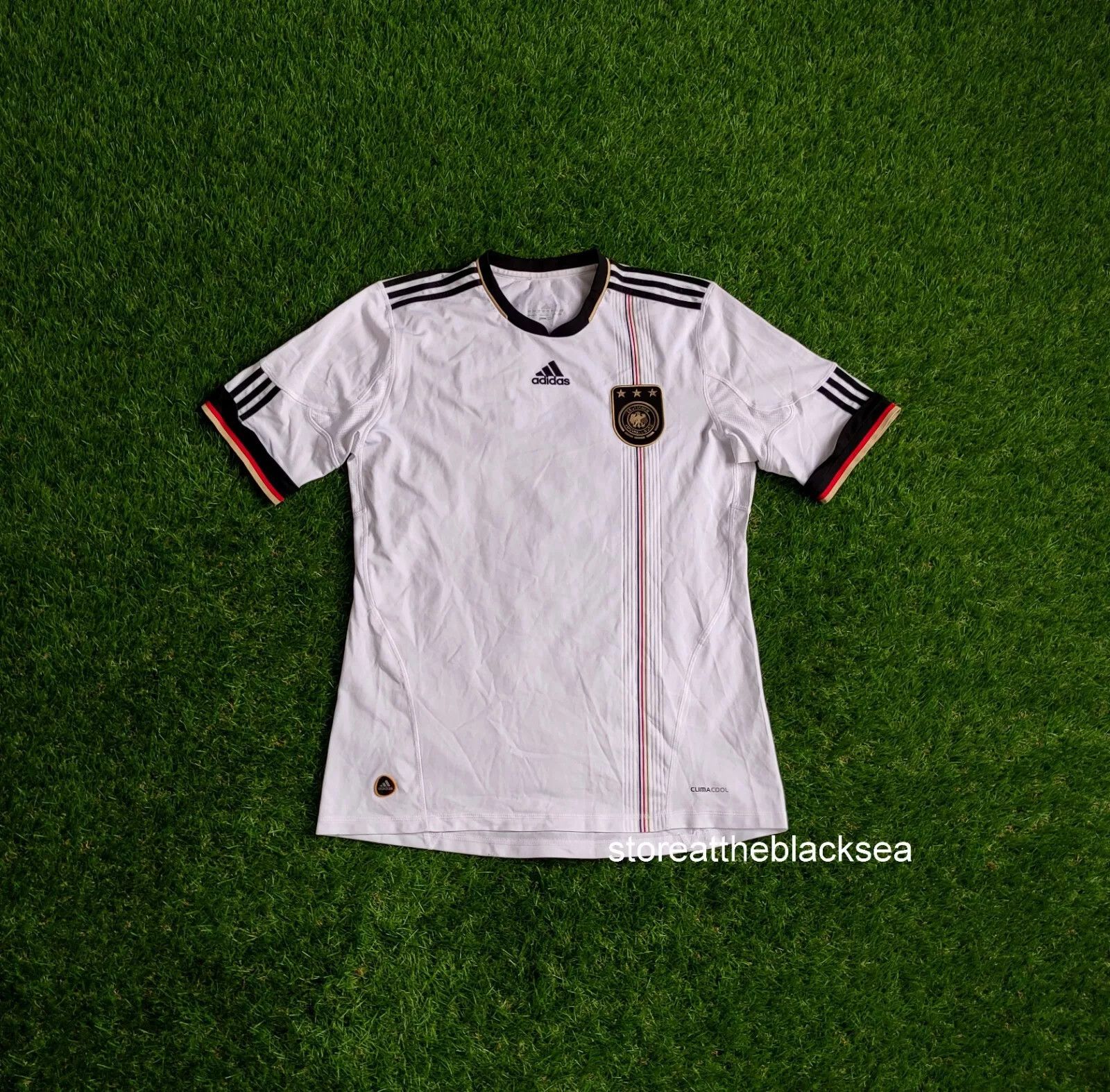 Adidas GERMANY NATIONAL TEAM 2010 2011 HOME FOOTBALL SOCCER JERSEY Size US L / EU 52-54 / 3 - 1 Thumbnail
