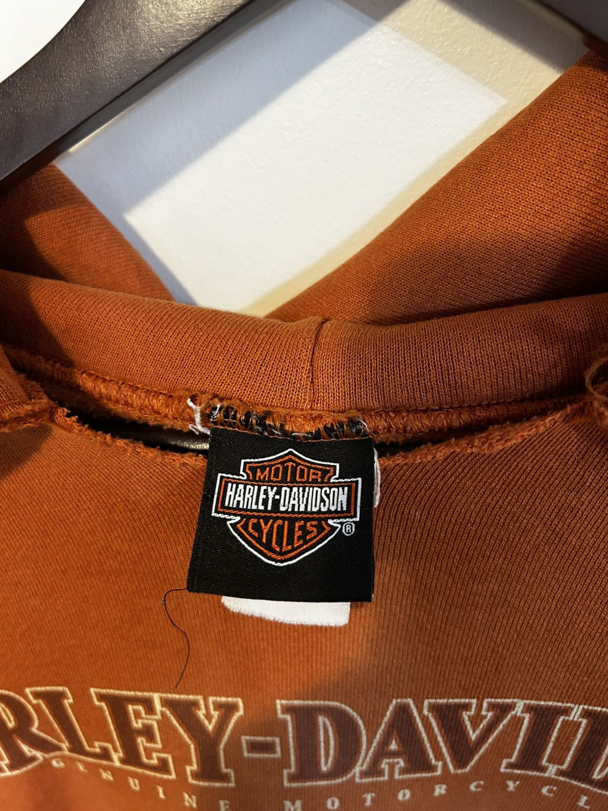 Harley Davidson Burnt sienna Harley Davidson hoodie Size US XL / EU 56 / 4 - 5 Thumbnail