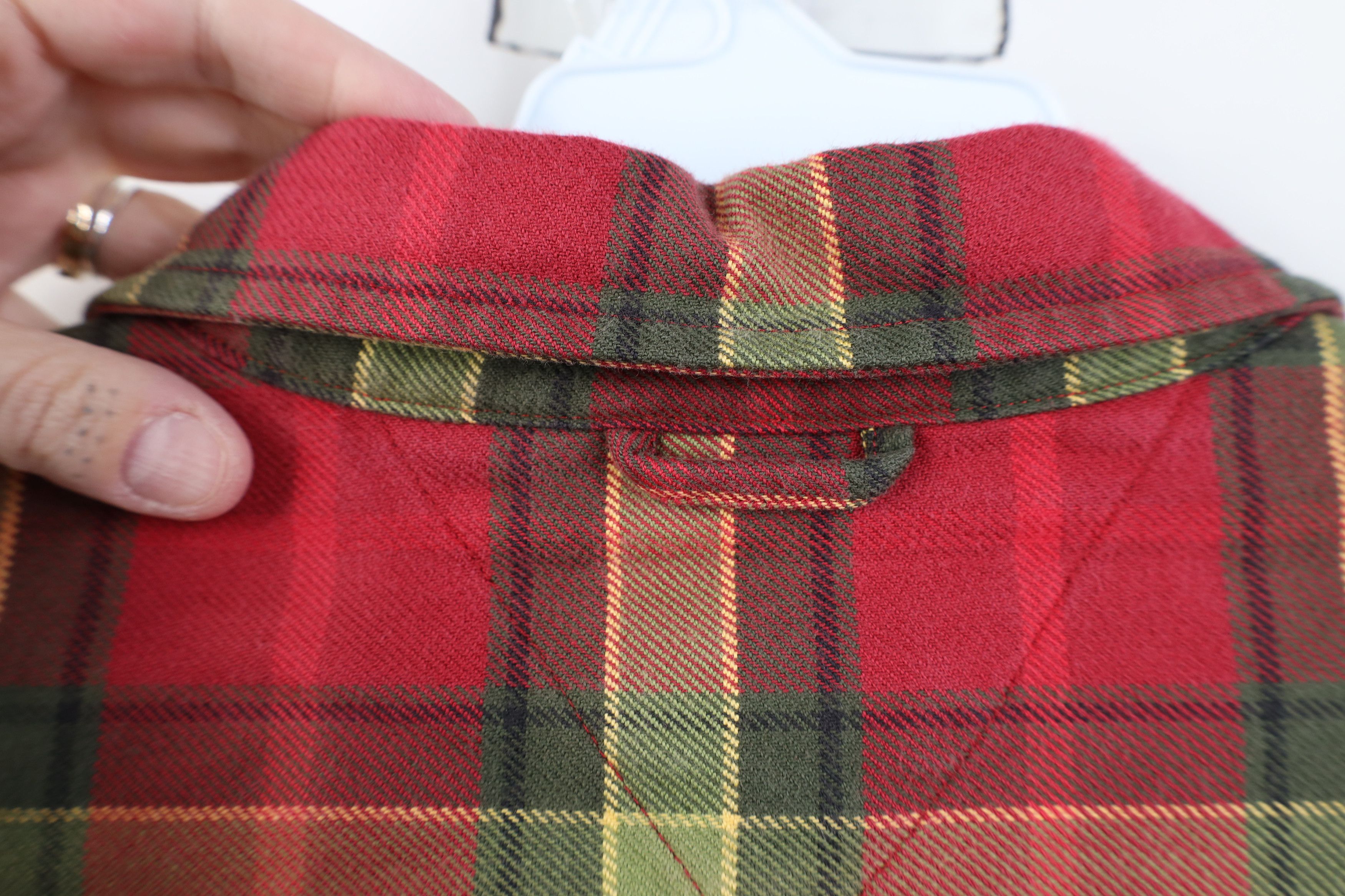 Tommy Hilfiger Vintage 90s Tommy Hilfiger Heavyweight Button Shirt Plaid Size US XL / EU 56 / 4 - 7 Thumbnail
