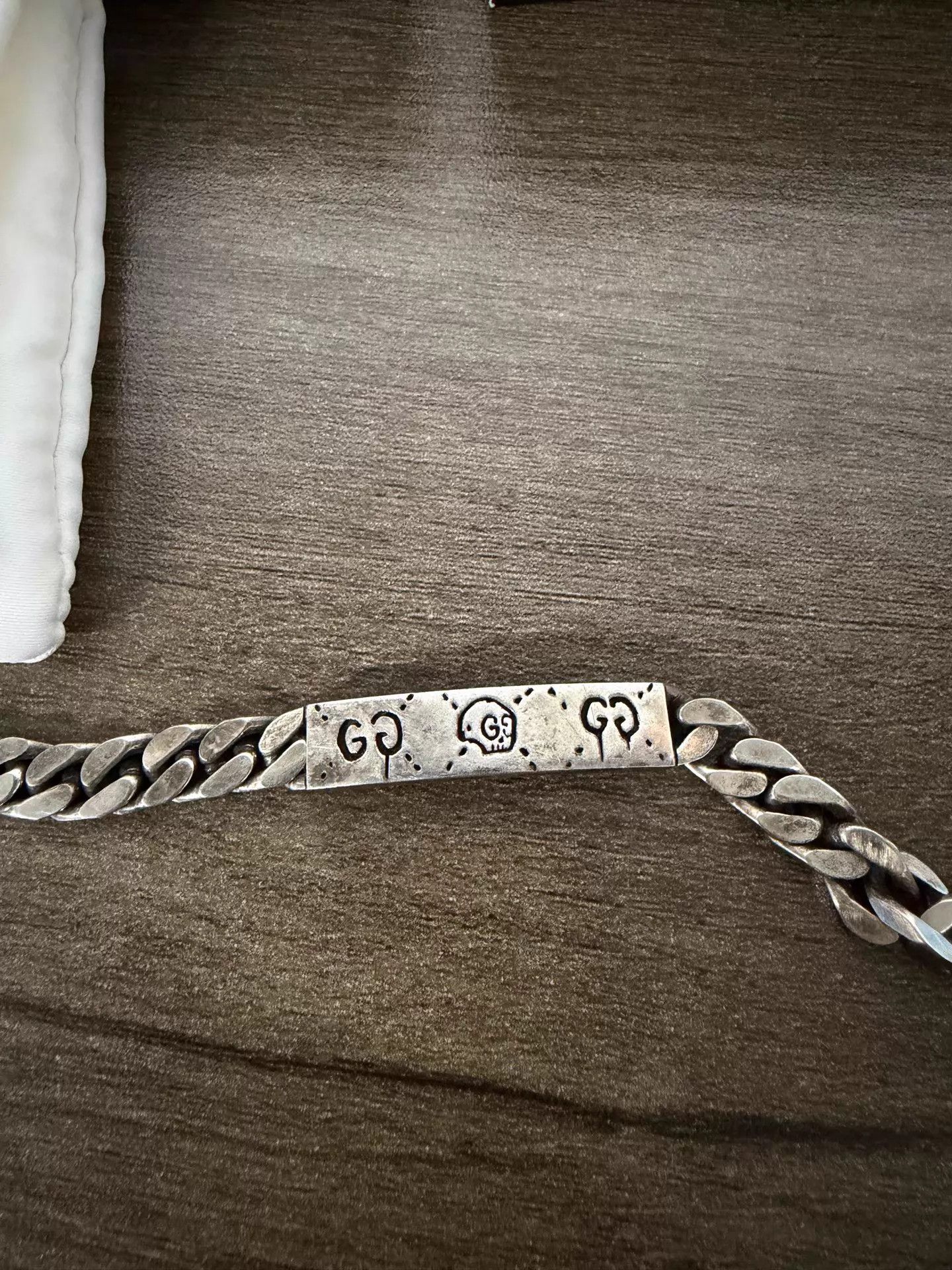 Gucci Gucci Pixie Skull Cuban Link Couple Bracelet Unworn Size ONE SIZE - 2 Thumbnail