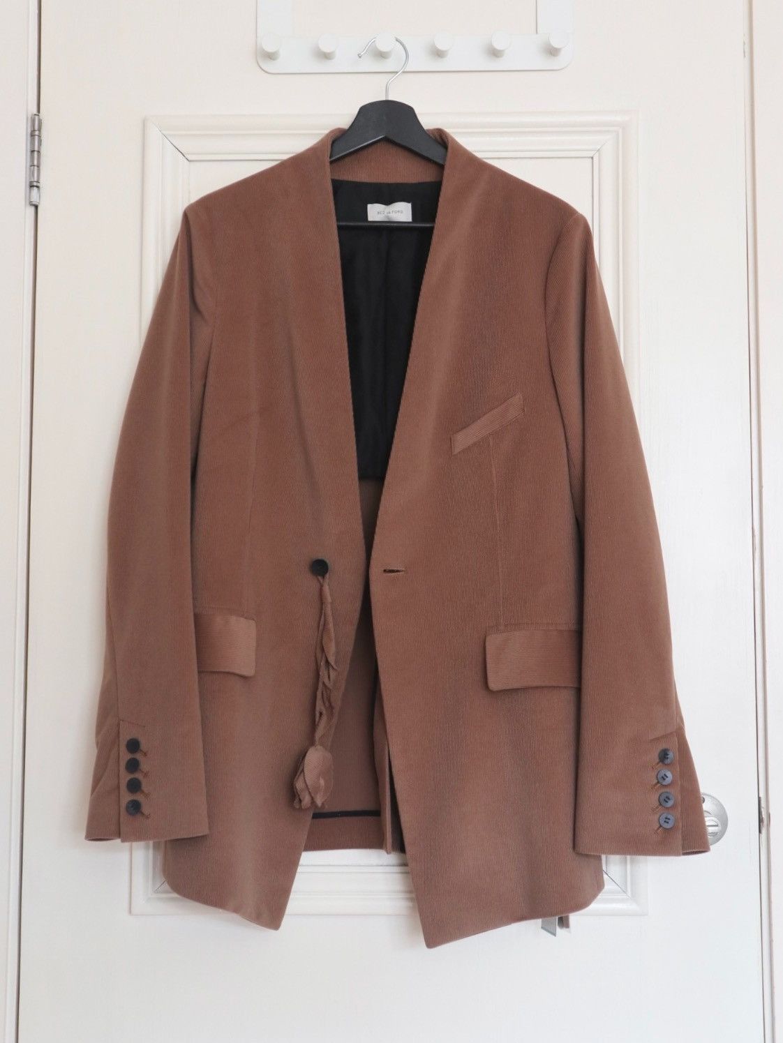 Bed j.w. Ford Sz 0 Bed J.W. Ford 22SS Runway Velvet Rose Jacket-2505 Size US XS / EU 42 / 0 - 1 Thumbnail