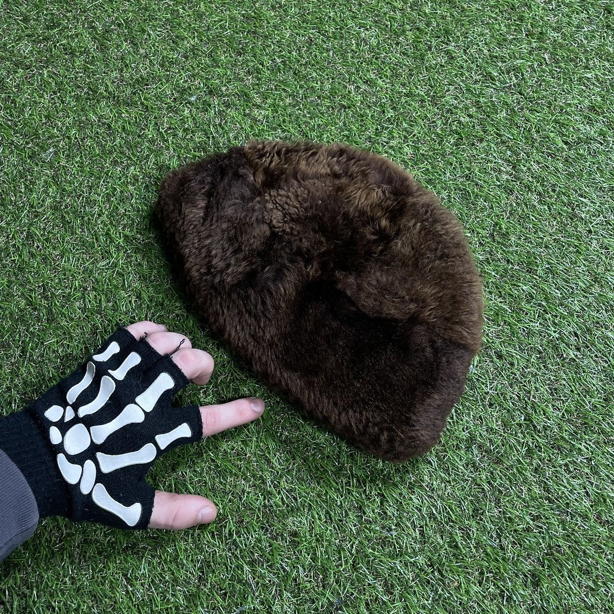 Vintage Vintage Y2K Fuzzy Mohair Beanie Alt Grunge Streetwear OS Size ONE SIZE - 1 Thumbnail