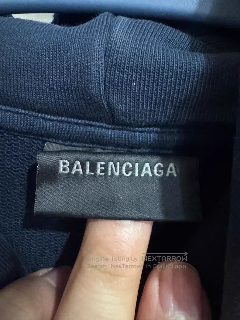 Balenciaga Balenciaga Logo Letter Printed Casual Loose Fit Hoodie Size US XS / EU 42 / 0 - 3 Thumbnail
