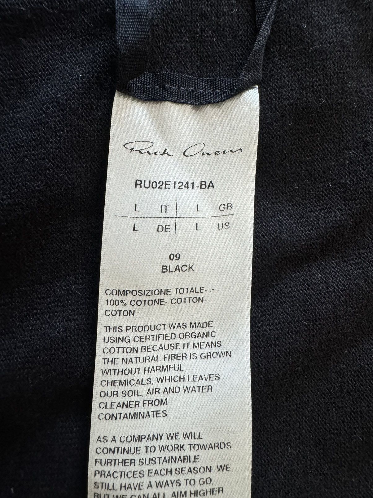 Rick Owens Rick Owens Windbreaker Black Cotton Zipped Hoodie Large Size US L / EU 52-54 / 3 - 8 Thumbnail