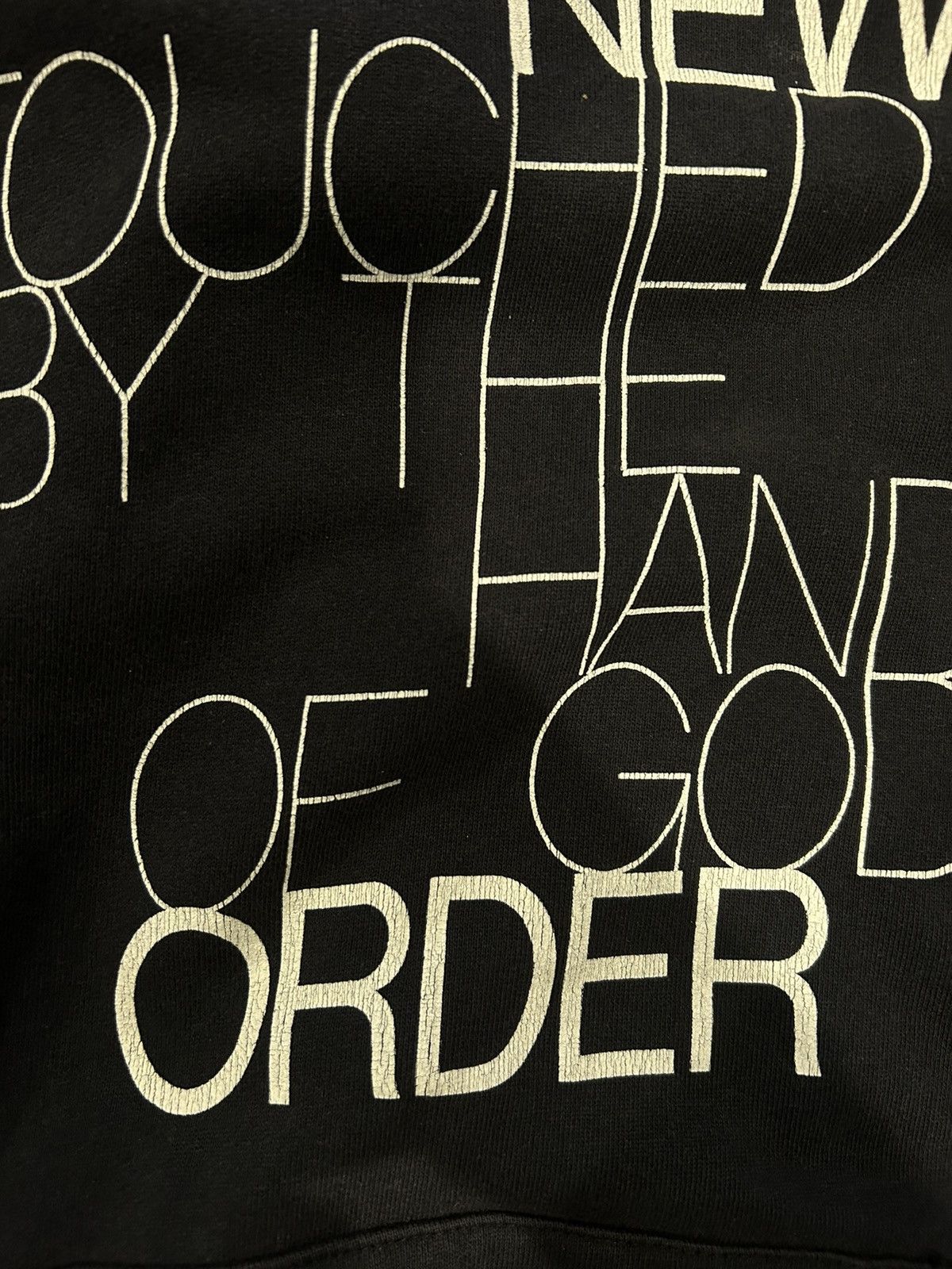 Raf Simons RAF Simons new order hand of god Size US M / EU 48-50 / 2 - 11 Thumbnail