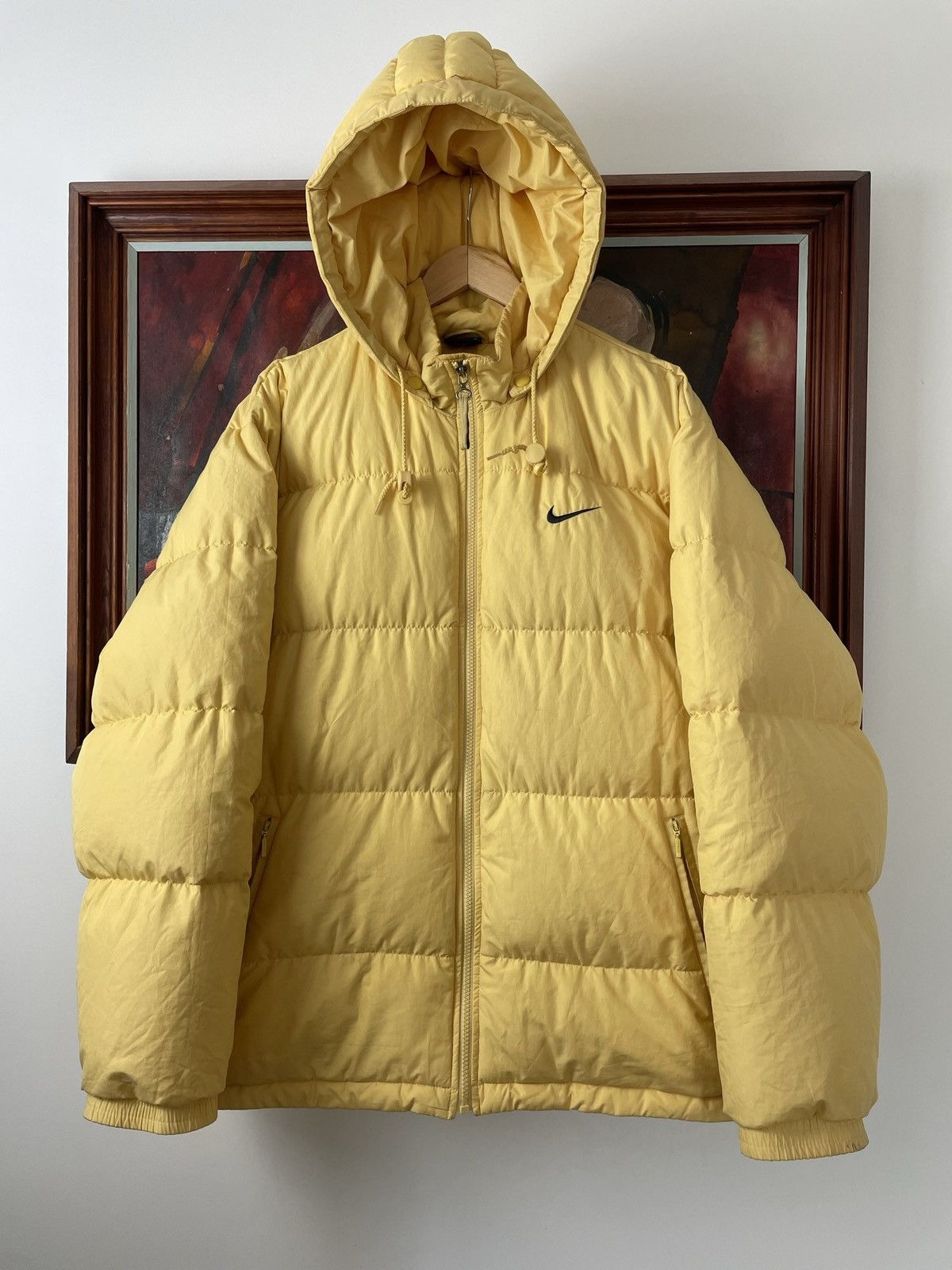 Nike Nike Vintage 90s Winter Jacket Down Puffer Spellout Logo Size US L / EU 52-54 / 3 - 2 Thumbnail