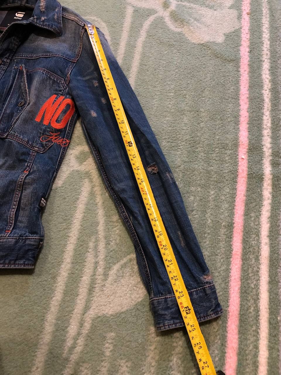 G-Star vintage jacket denim blue Y2K G-Star Raw logo Streetwear Size US XS / EU 42 / 0 - 16 Thumbnail