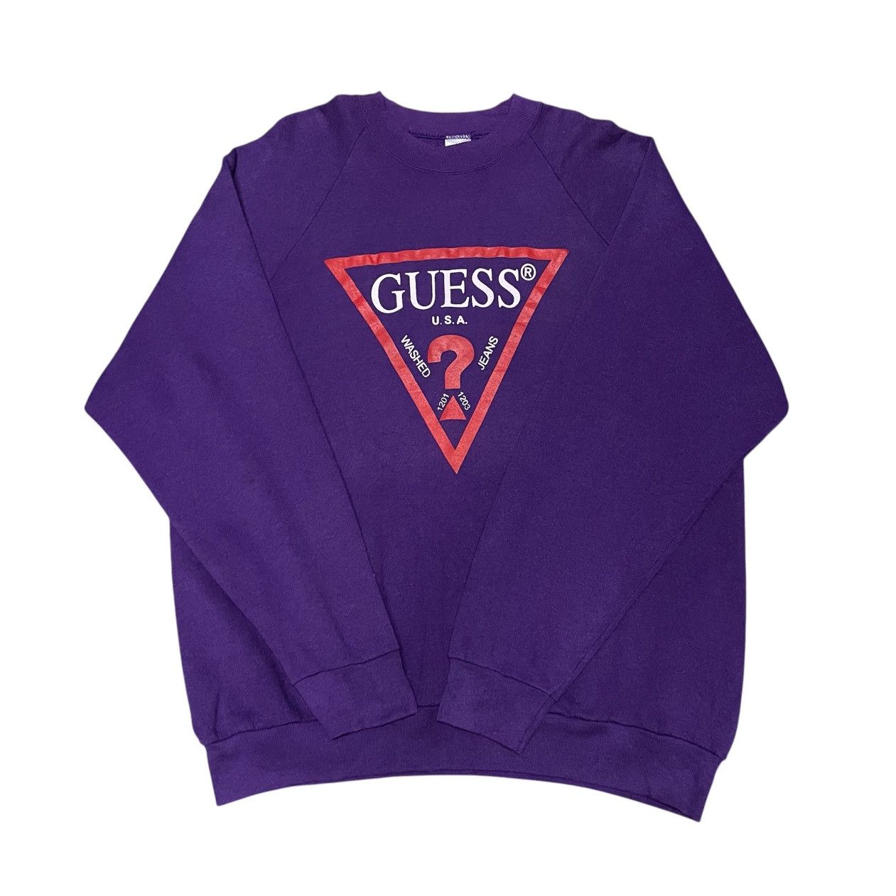 Guess × Vintage Vintage Guess Usa Crewneck Sweatshirt Size US L / EU 52-54 / 3 - 2 Thumbnail