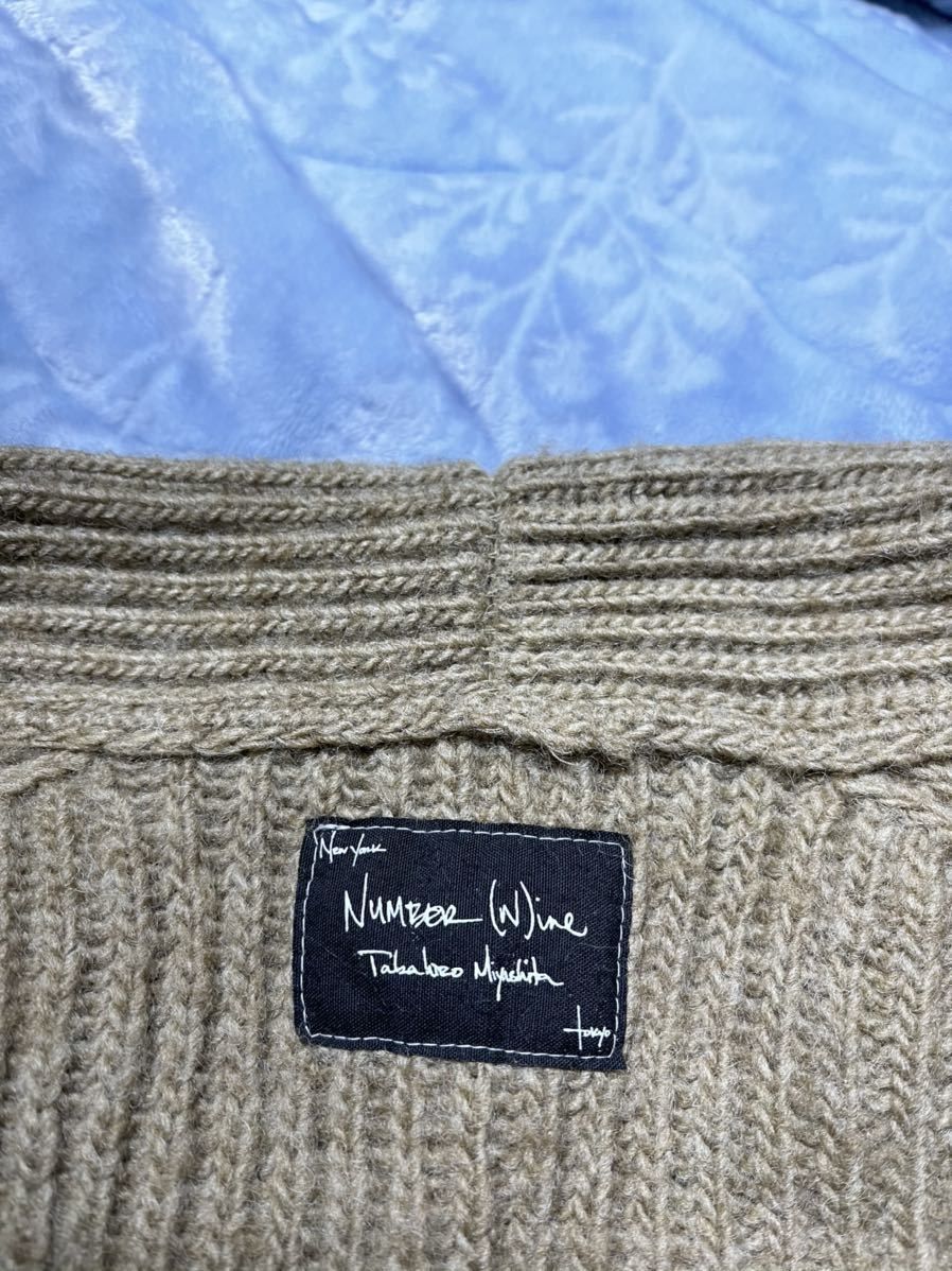 Number (N)ine NUMBER NINE Decorative Wool Cardigan Knit Sweater Size US S / EU 44-46 / 1 - 4 Thumbnail