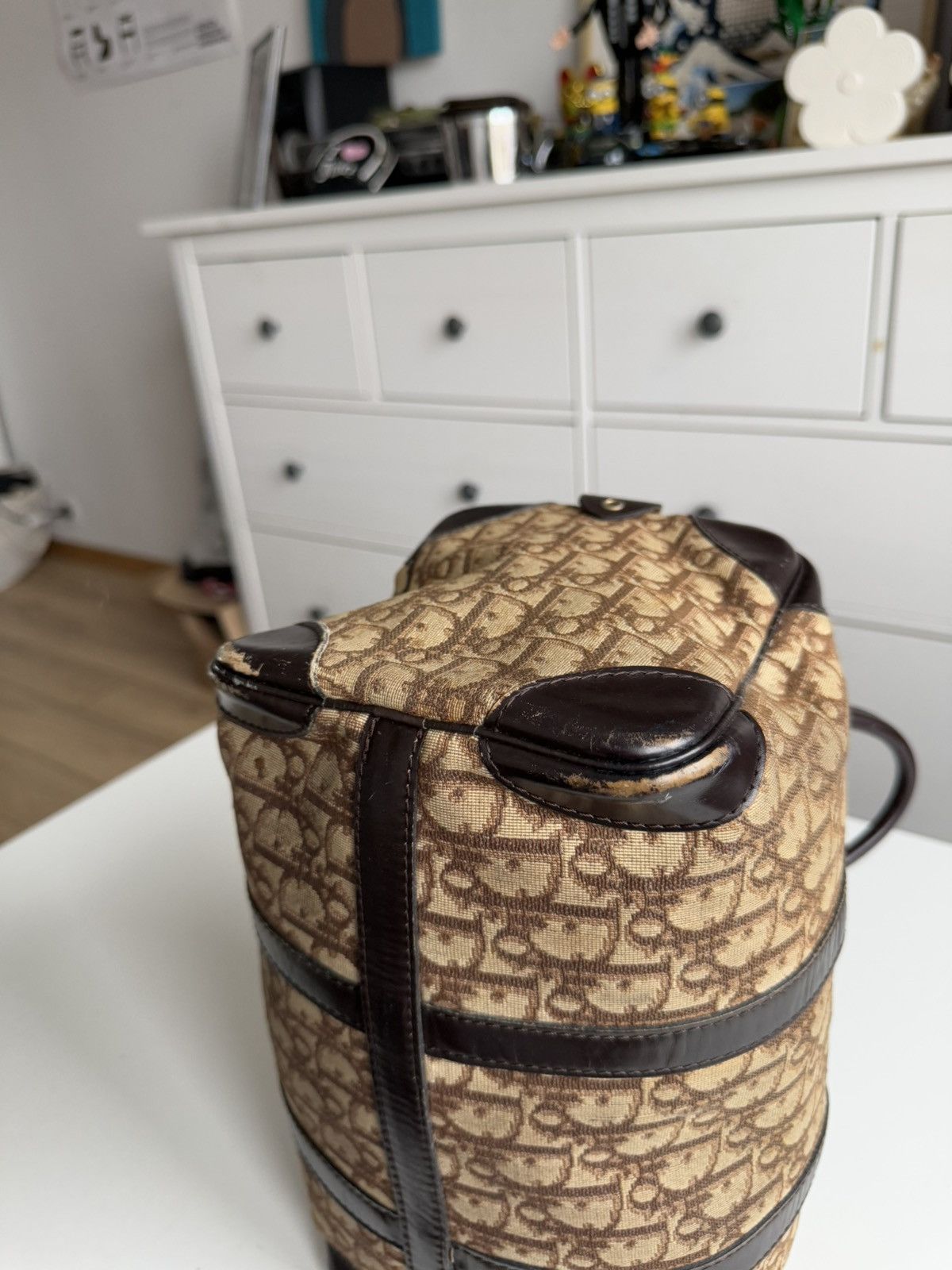 Designer × Dior × Vintage Vintage 90s Dior monogram bowling bag old money designer y2k Size ONE SIZE - 12 Thumbnail