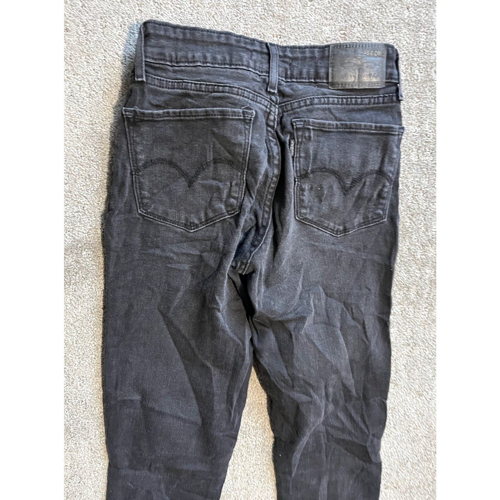 Levi's Levi's 711 Skinny Jeans Black Size 26 Womens Regular Inseam 30in 5-Pocket Denim Stretch Brand Levi's 711 Size 26" / US 2 / IT 38 - 2 Thumbnail