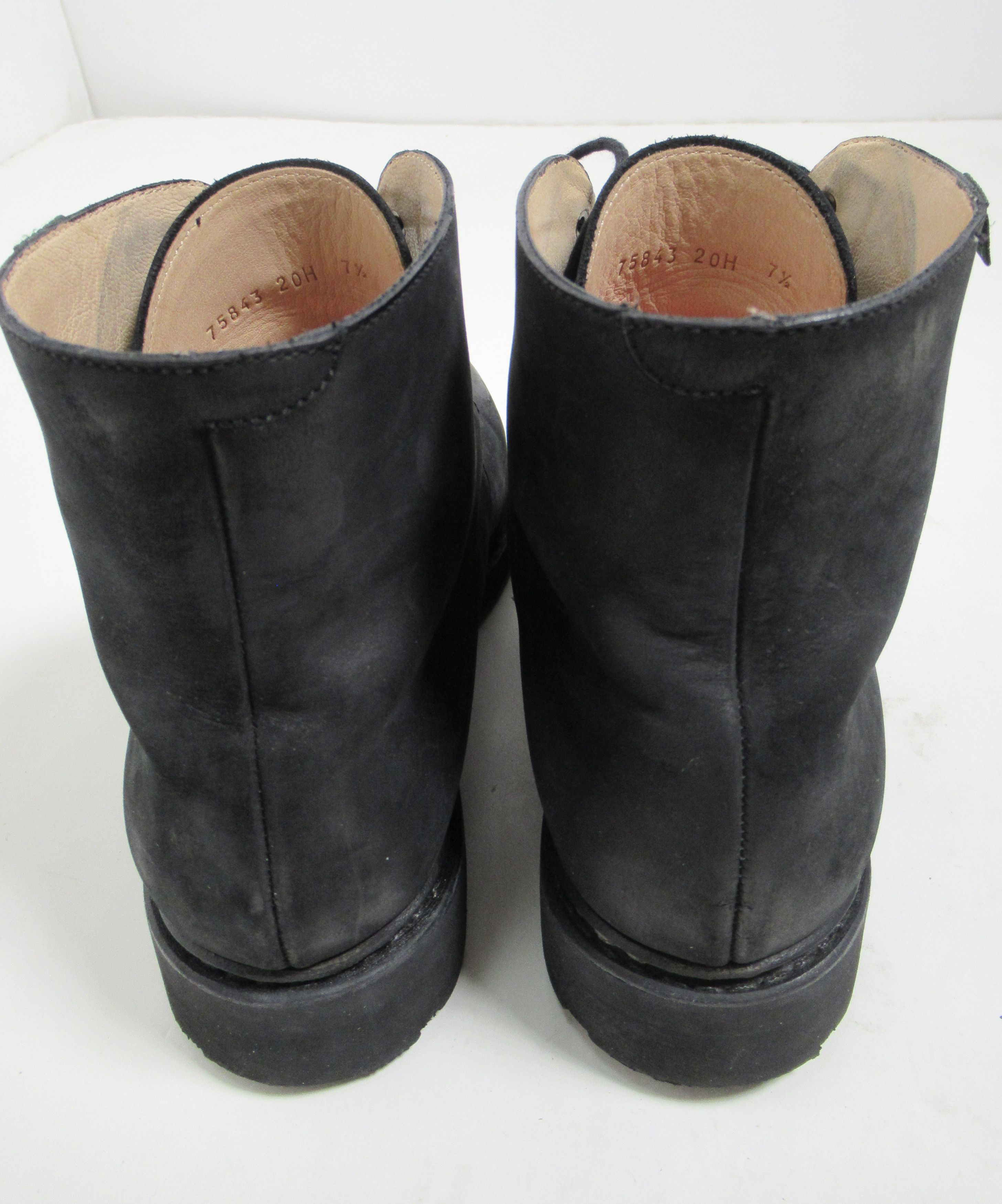 Paraboot Paraboot Lace Up Leather Boot Paratex Soles Black 7.5 US Size US 7.5 / EU 40-41 - 4 Thumbnail