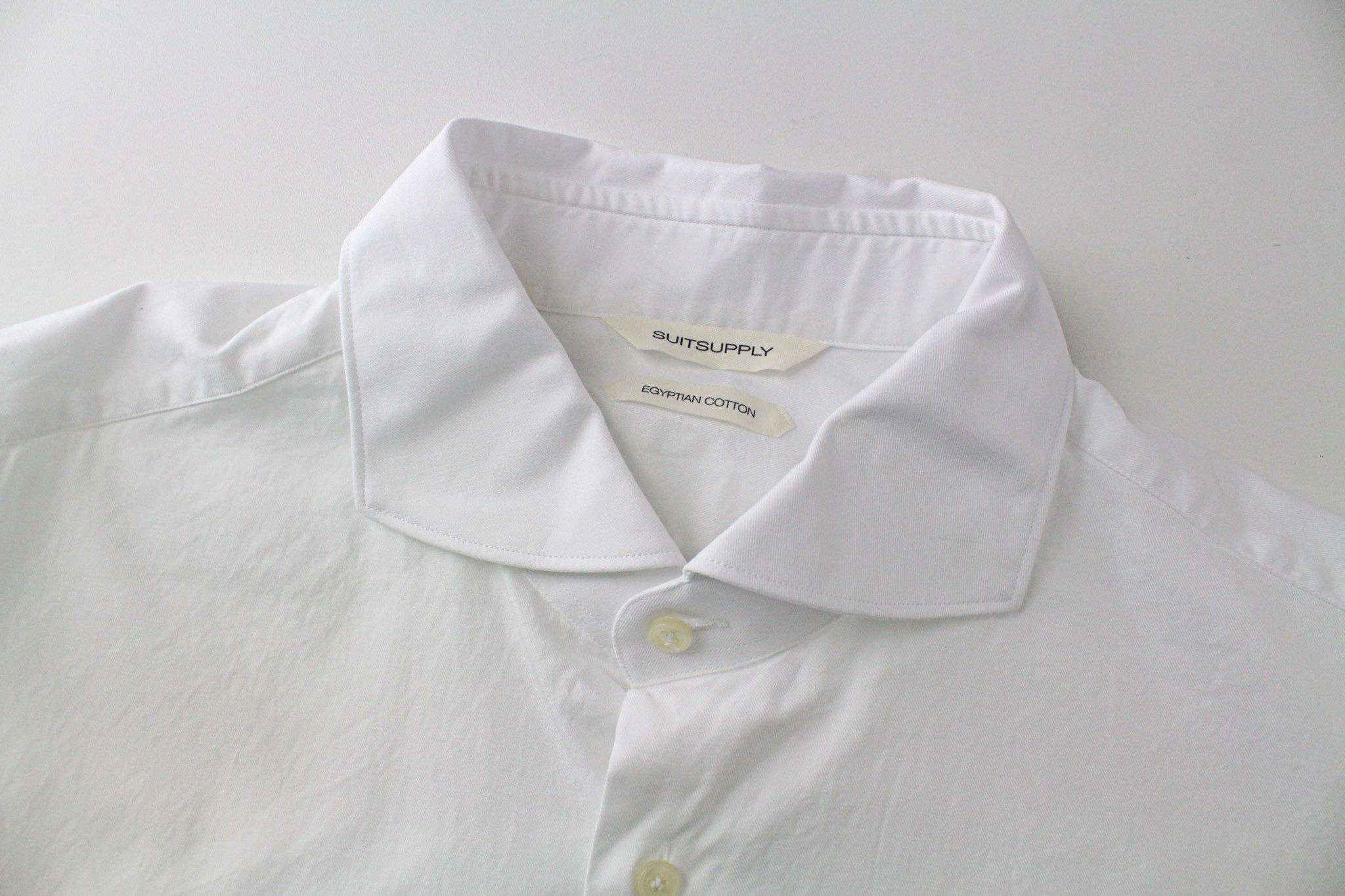 Suitsupply 43/17 Slim White Cotton Long Twill 72758 Size 42R - 3 Thumbnail