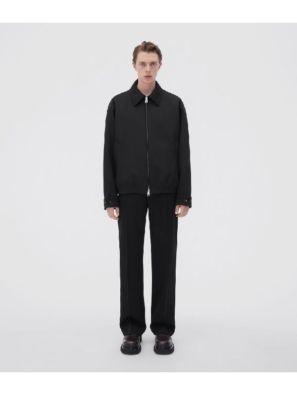 Bottega Veneta o1loc1c0424 710160 Wool Twill Jacket in Black Size US XS / EU 42 / 0 - 2 Thumbnail