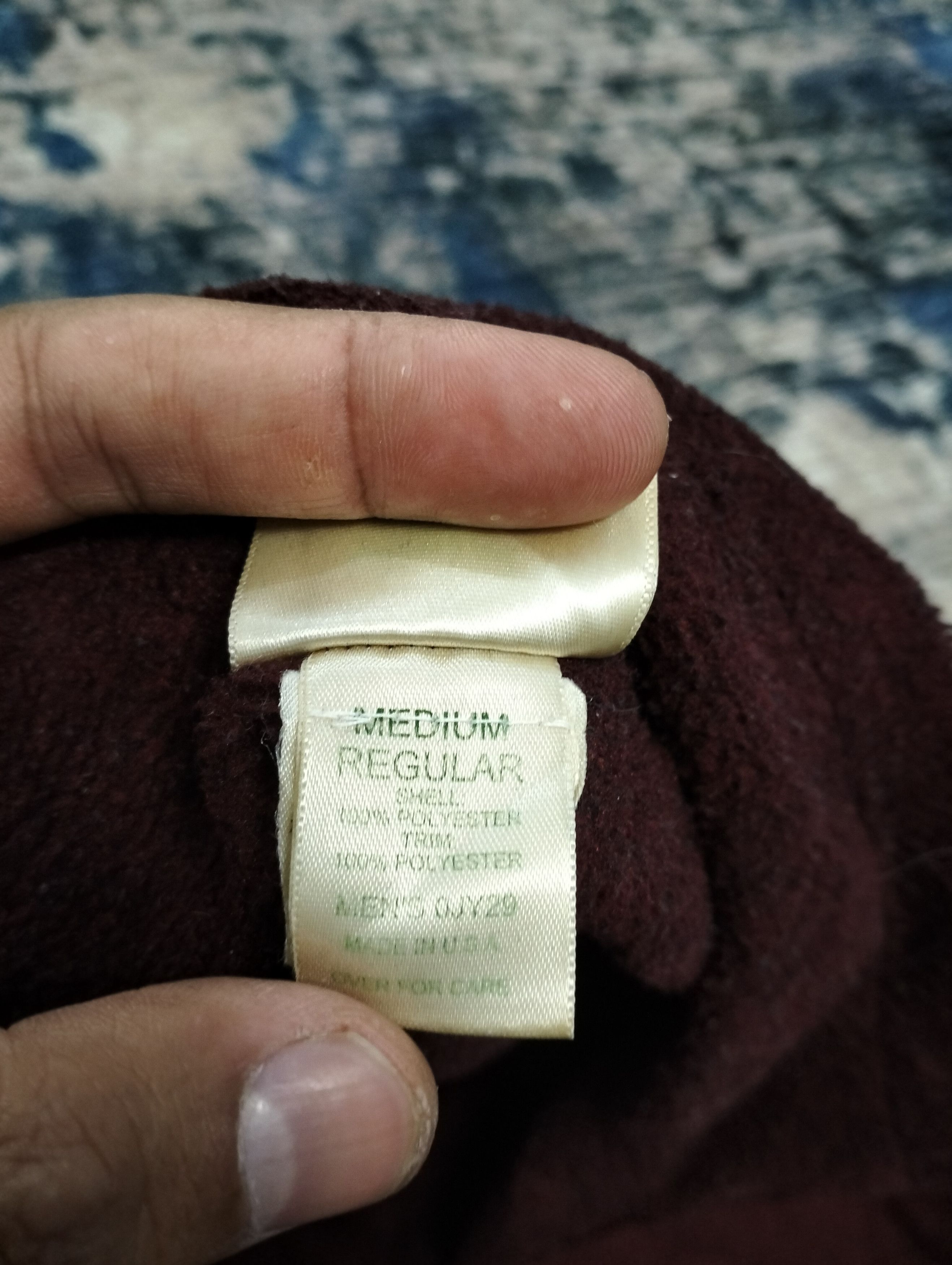 L.L. Bean × Vintage Vintage LL Bean Red Fleece Casual sweater Size US M / EU 48-50 / 2 - 6 Thumbnail