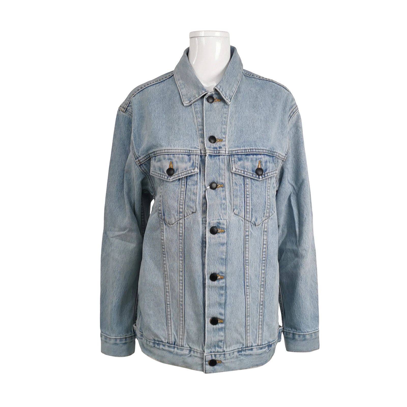 Alexander Wang Alexander Wang Logo Patch Denim Jacket Size XS Size XS / US 0-2 / IT 36-38 - 1 Thumbnail