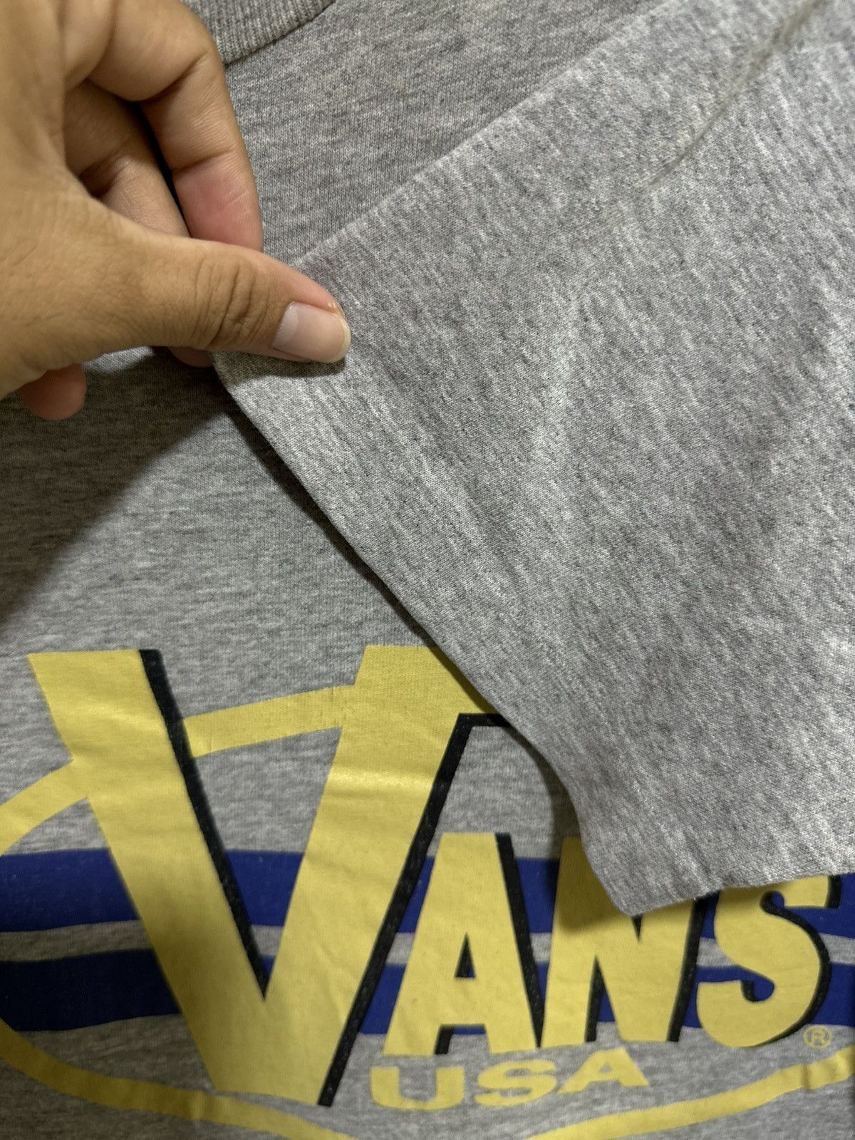 Vans × Vintage Vintage Vans Usa Faded Tee Size US M / EU 48-50 / 2 - 3 Thumbnail