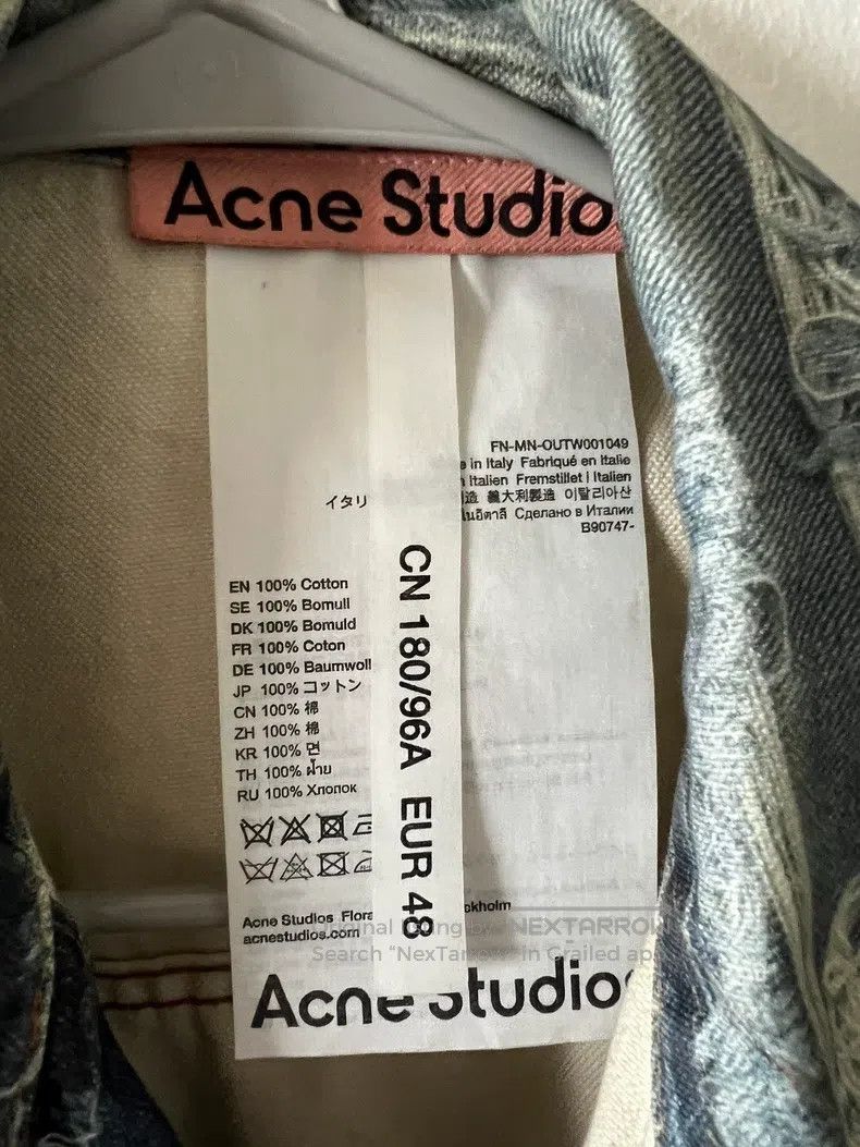 Acne Studios Acne Studios Denim Printed Jacket Size US M / EU 48-50 / 2 - 3 Thumbnail