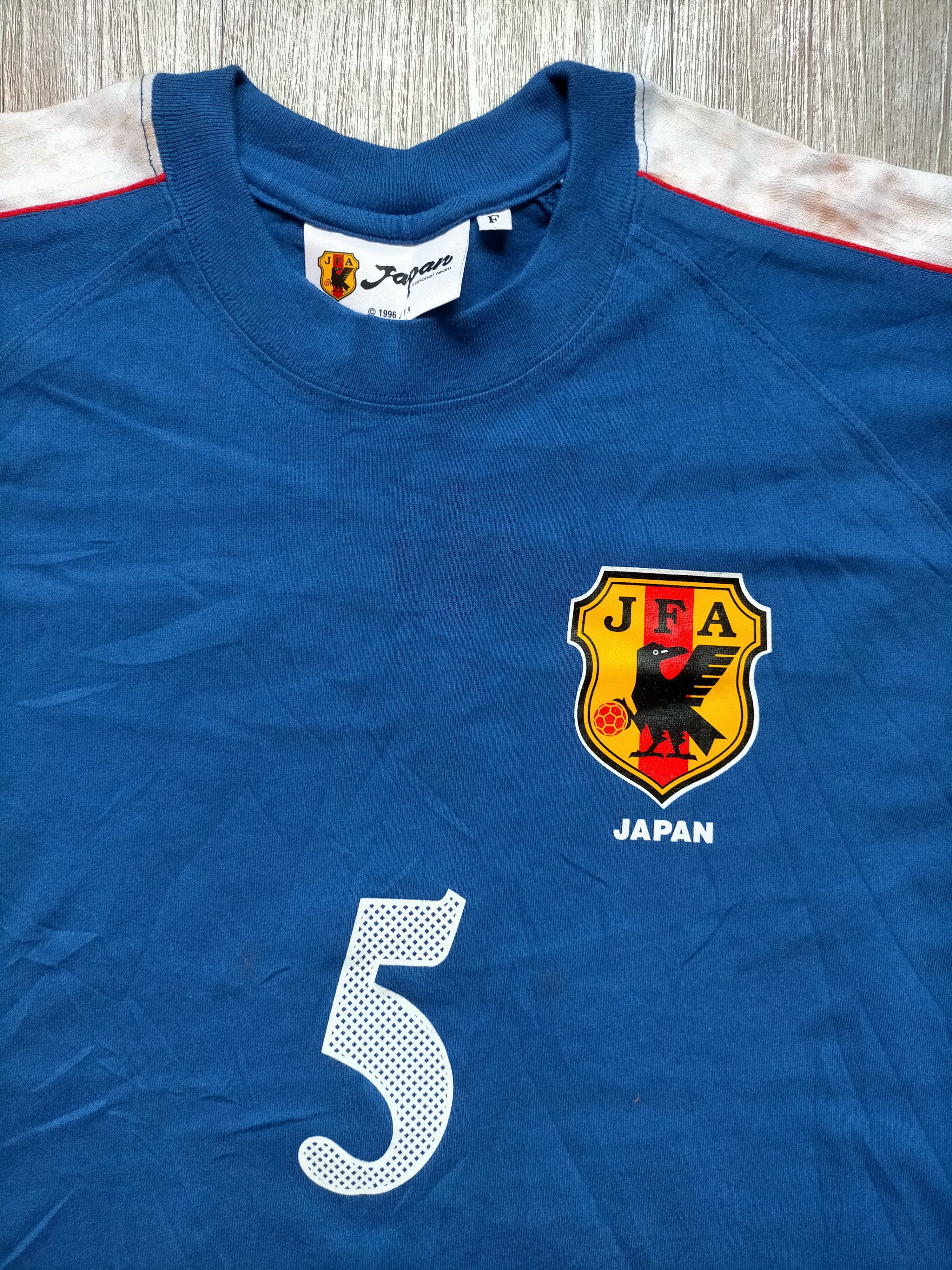 Japanese Brand Vintage 1996 T- shirt Football Japan Size US L / EU 52-54 / 3 - 4 Thumbnail