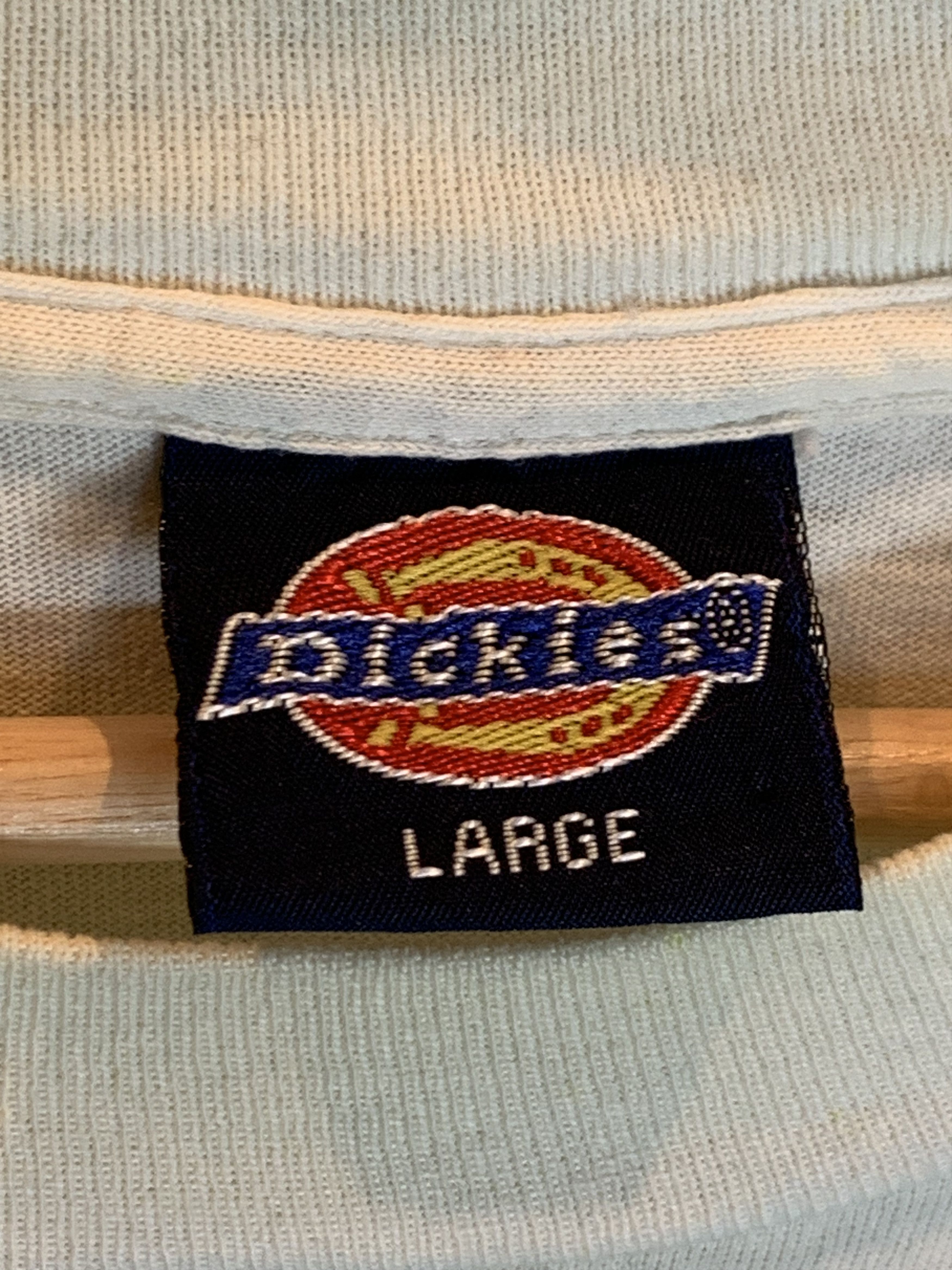 Dickies *RARE* Vintage 90’s Dickies Single Stitch Distressed Shirt Size US L / EU 52-54 / 3 - 8 Thumbnail