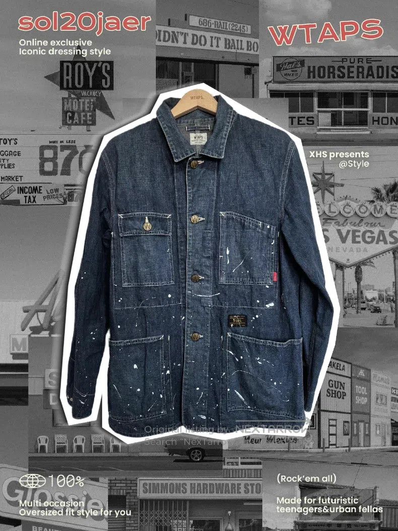 Wtaps Railway ink-wash coat