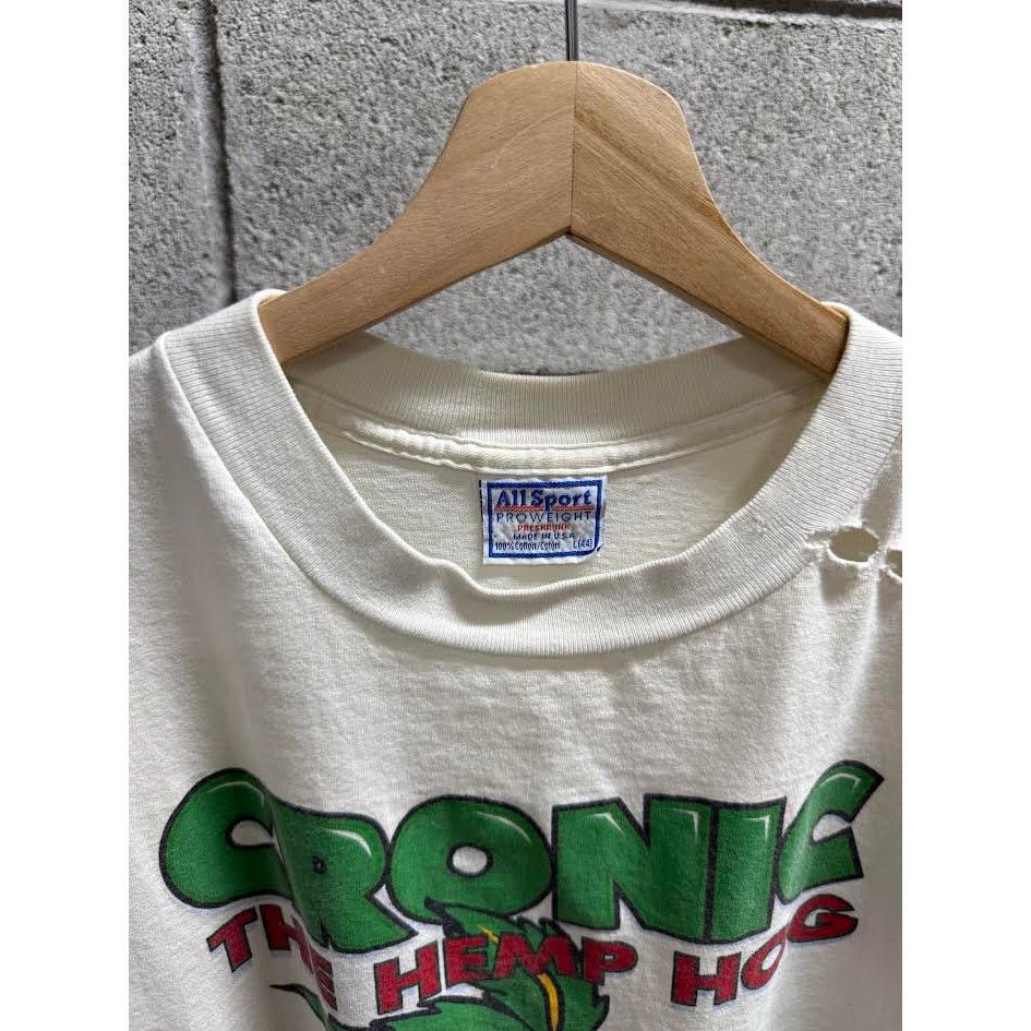 All Sport Vintage 1990s “Cronic the Hemp Hog” Parody Graphic Tee L Size US L / EU 52-54 / 3 - 3 Thumbnail