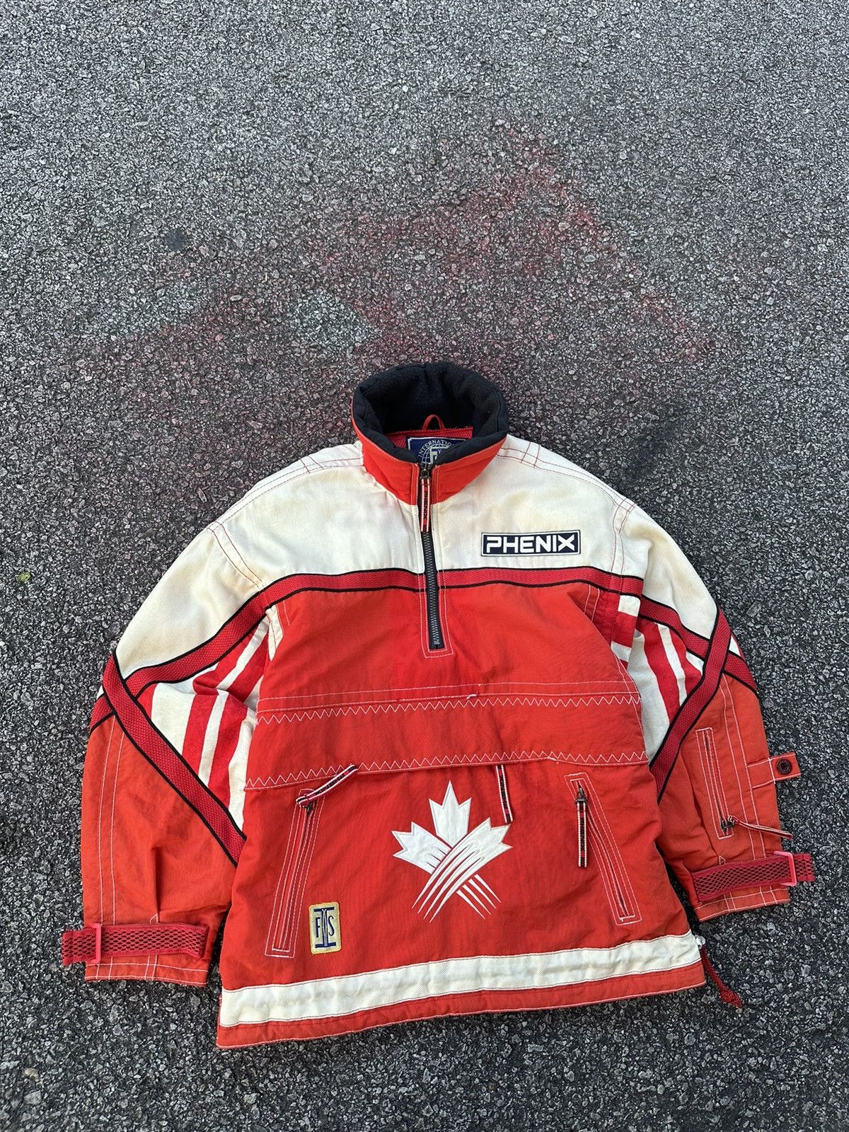Vintage 👹Vintage Phoenix Canada Ski Federation Pullover Jacket Size US L / EU 52-54 / 3 - 3 Thumbnail