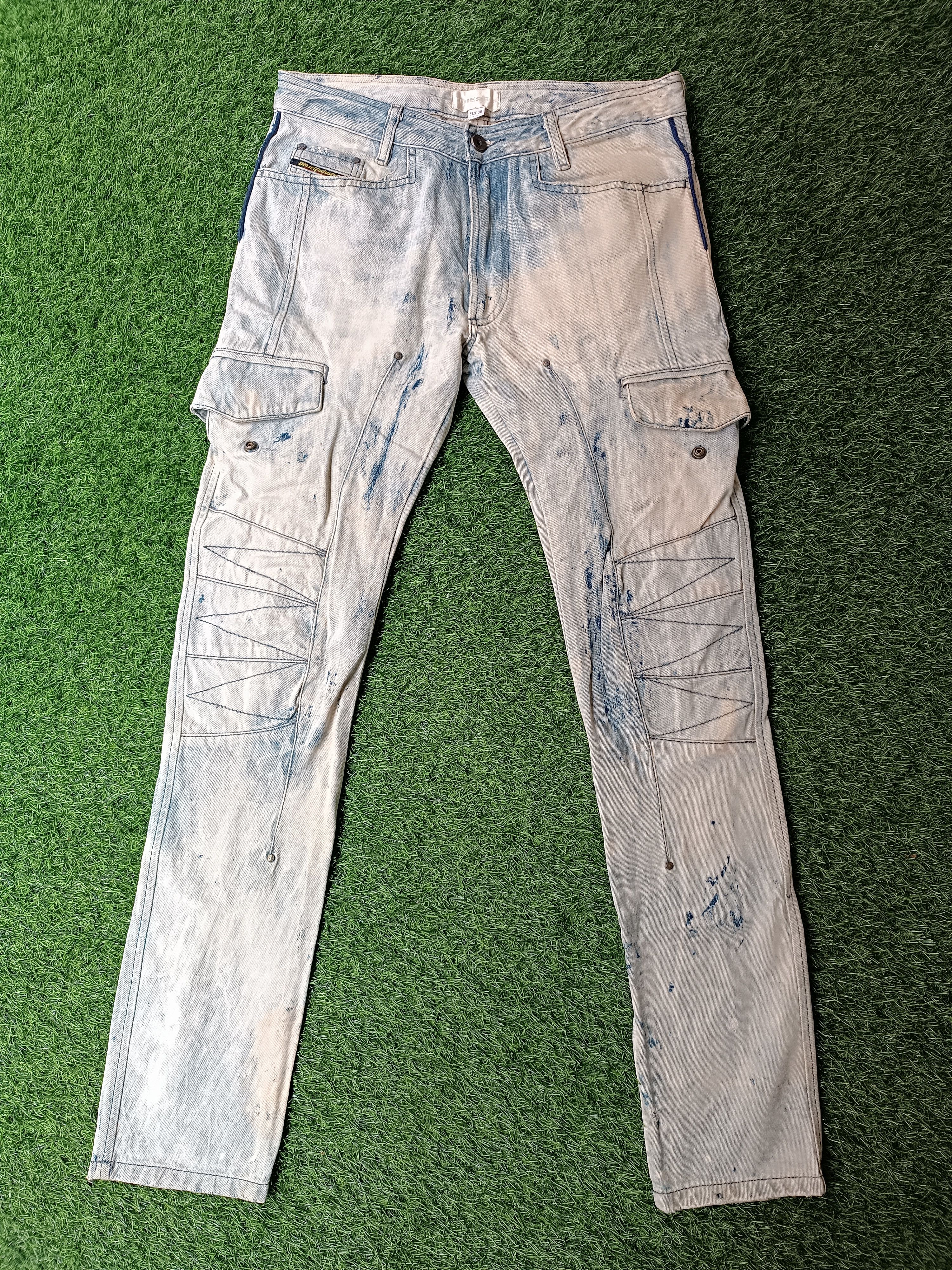 Diesel Diesel Smoke Rise Slim Cargo Jeans Size US 30 / EU 46 - 1 Thumbnail