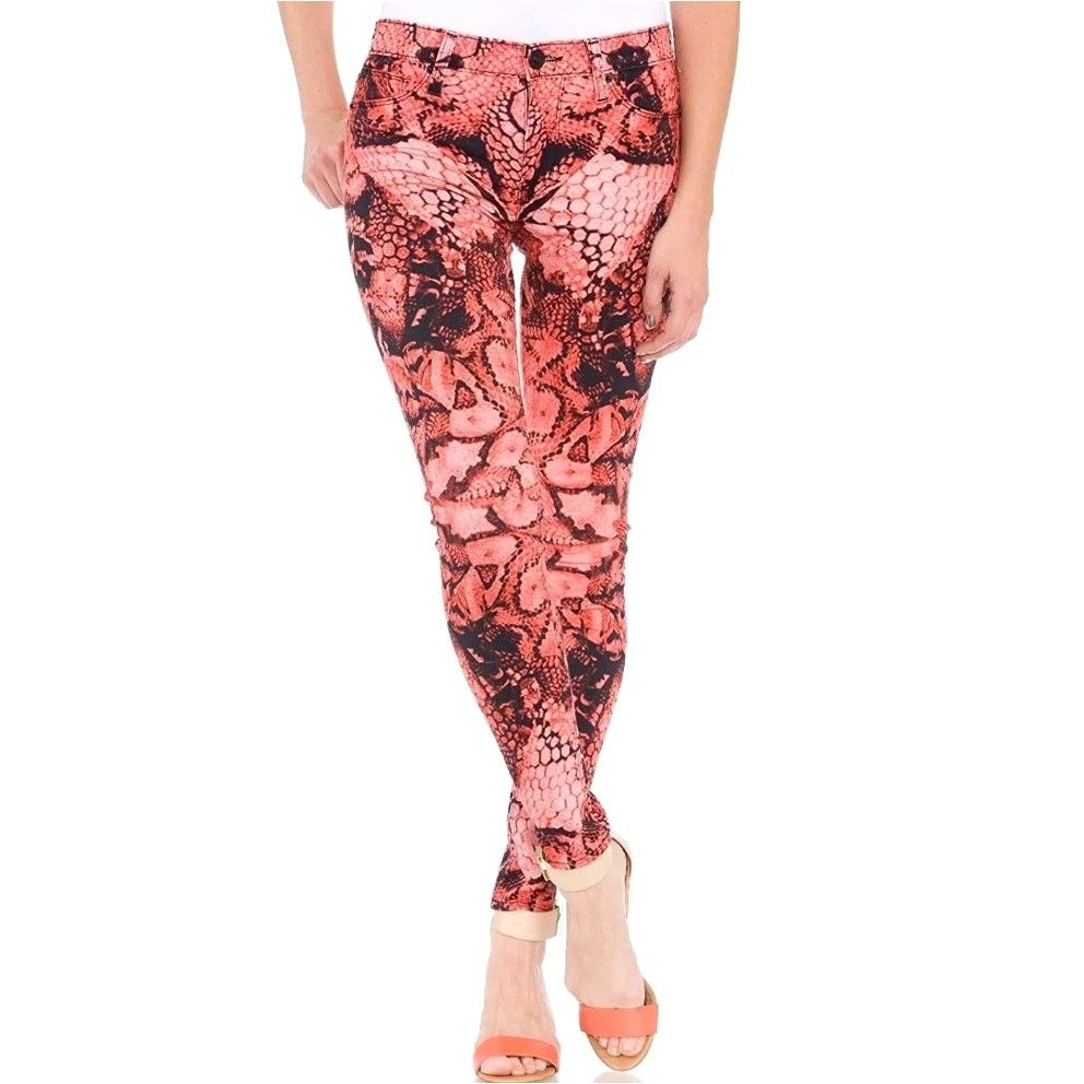 Hudson Hudson Red/Black Jeans | Size 27 Size 27" / US 4 / IT 40 - 5 Thumbnail
