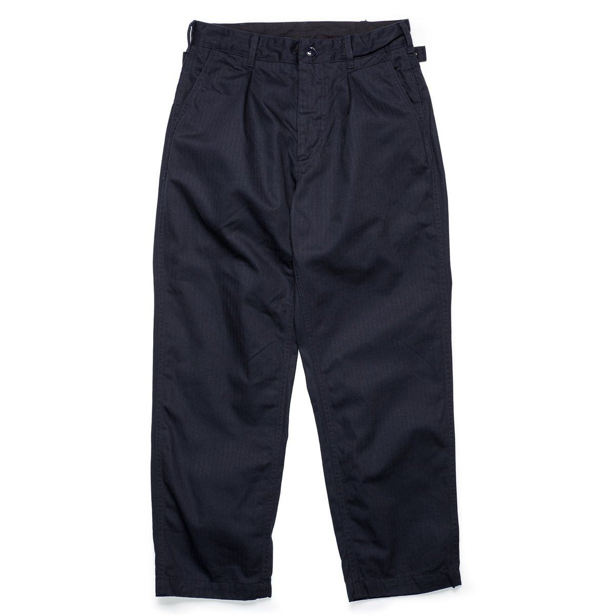 Engineered Garments [S] Herringbone Cotton Ground Pant in Dark Navy (FW19) Size US 32 / EU 48 - 17 Thumbnail