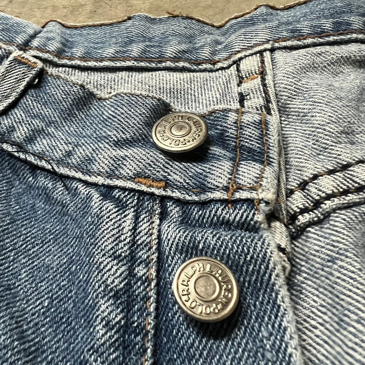 Polo Ralph Lauren × Vintage Vintage 90’s Polo Ralph Lauren 🇺🇸 Straight-Fit Denim Jeans Size US 32 / EU 48 - 6 Thumbnail