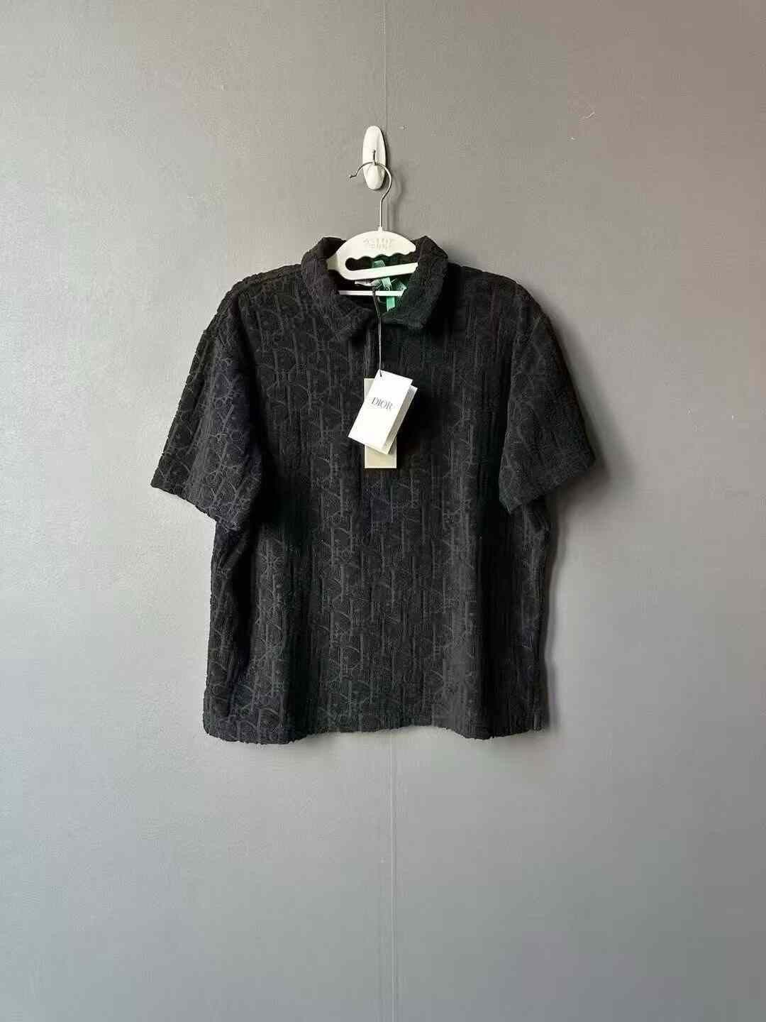 Dior Dior Black All-over Print Terry Polo Size US XS / EU 42 / 0 - 1 Thumbnail