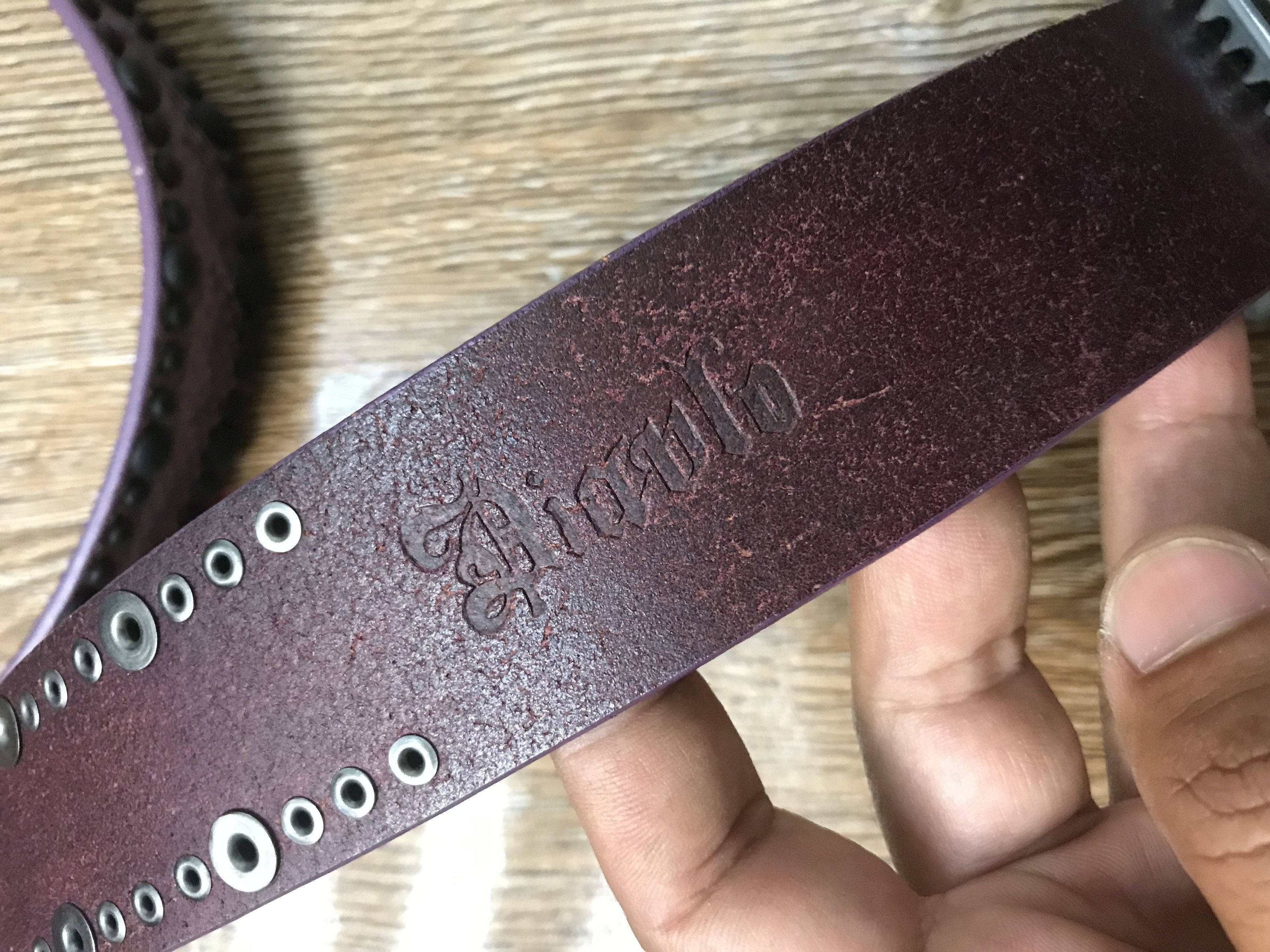 If Six Was Nine Broken Heart Leather Snake studded Belt Size ONE SIZE - 6 Thumbnail