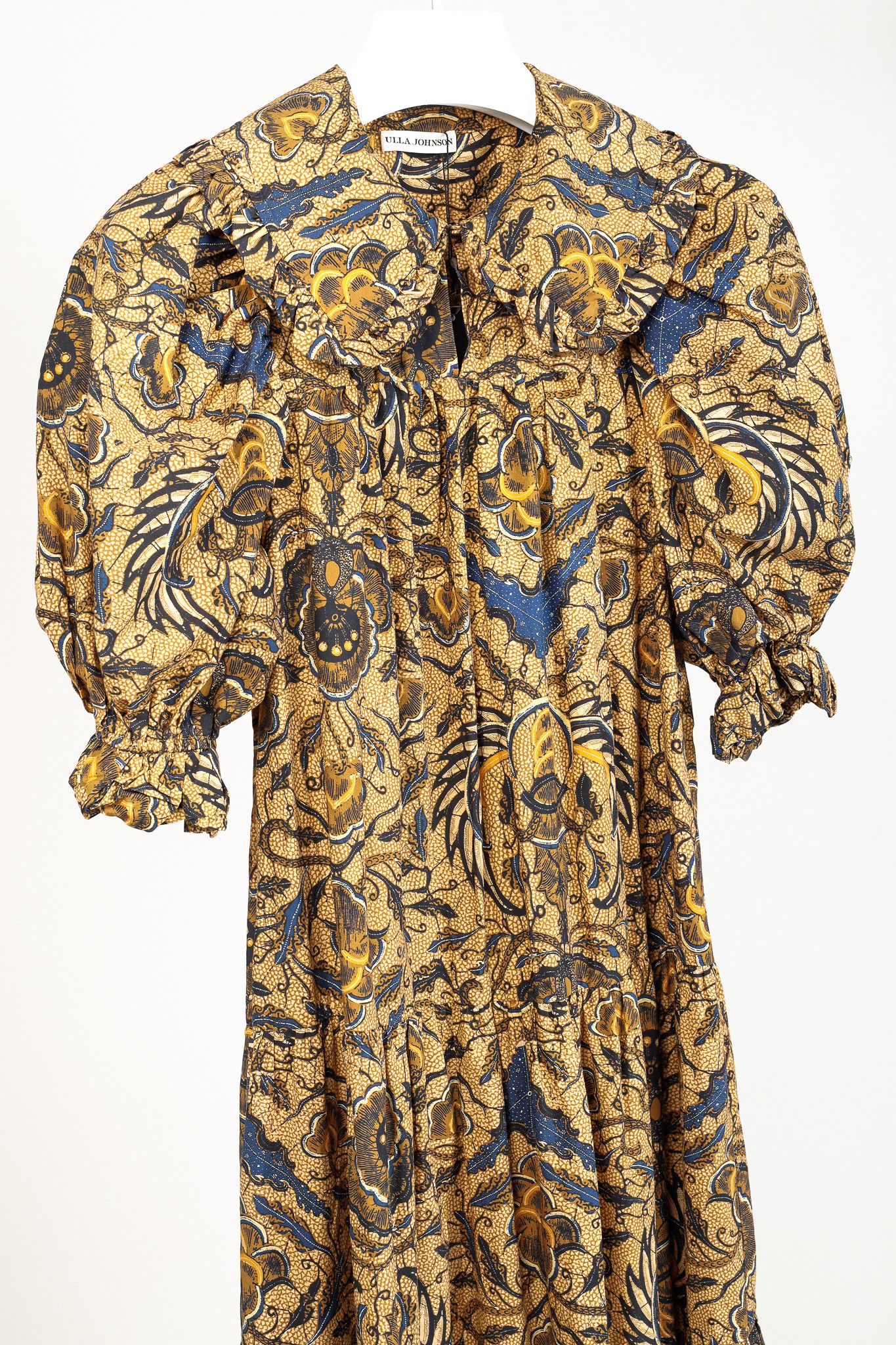 Ulla Johnson Ulla Johnson Fall'21 Rosalind Batik Print Puff Sleeve Maxi Size S / US 4 / IT 40 - 3 Thumbnail