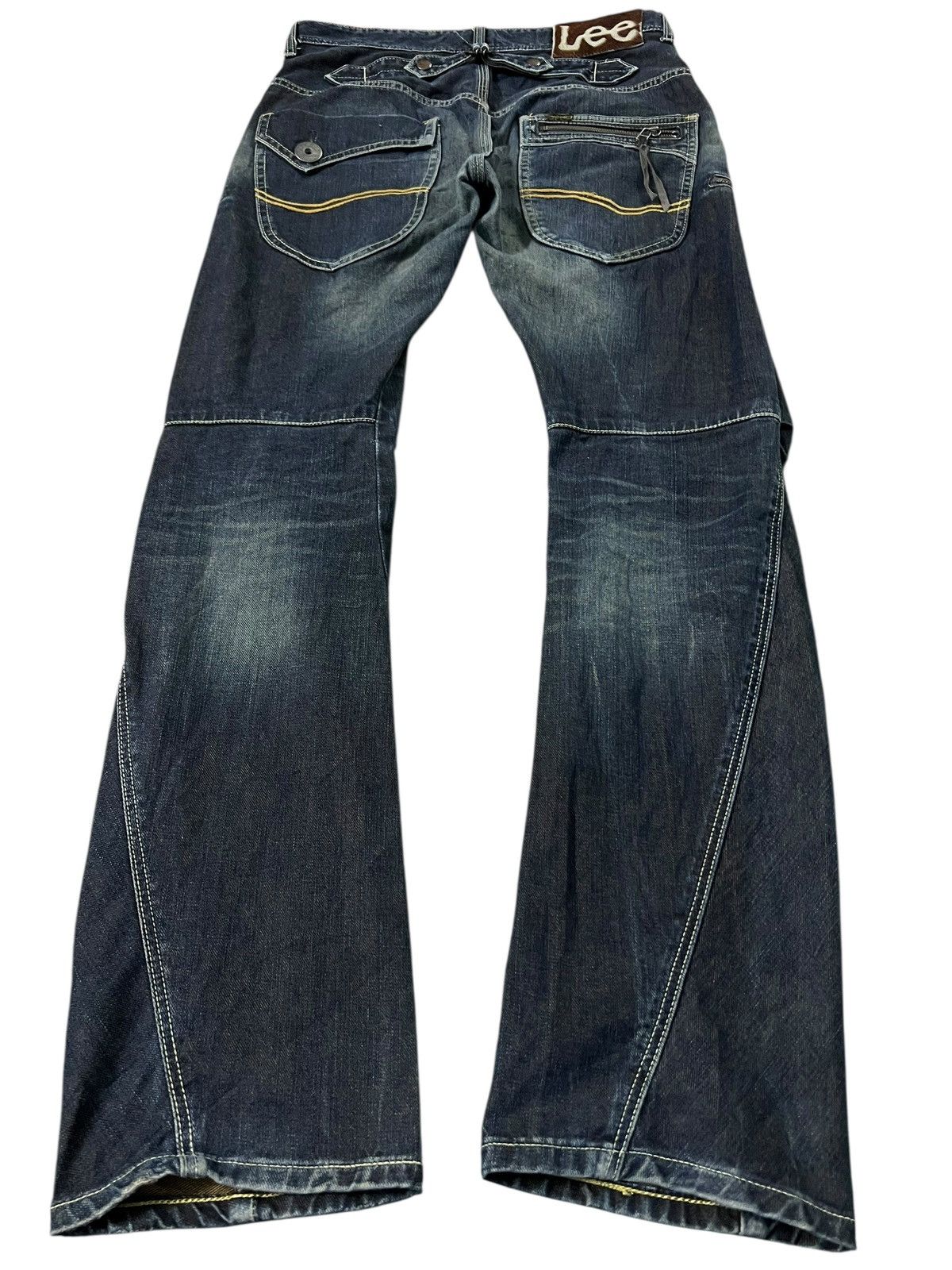 If Six Was Nine Lee Cowboy Backle Back Jean Size US 30 / EU 46 - 3 Thumbnail