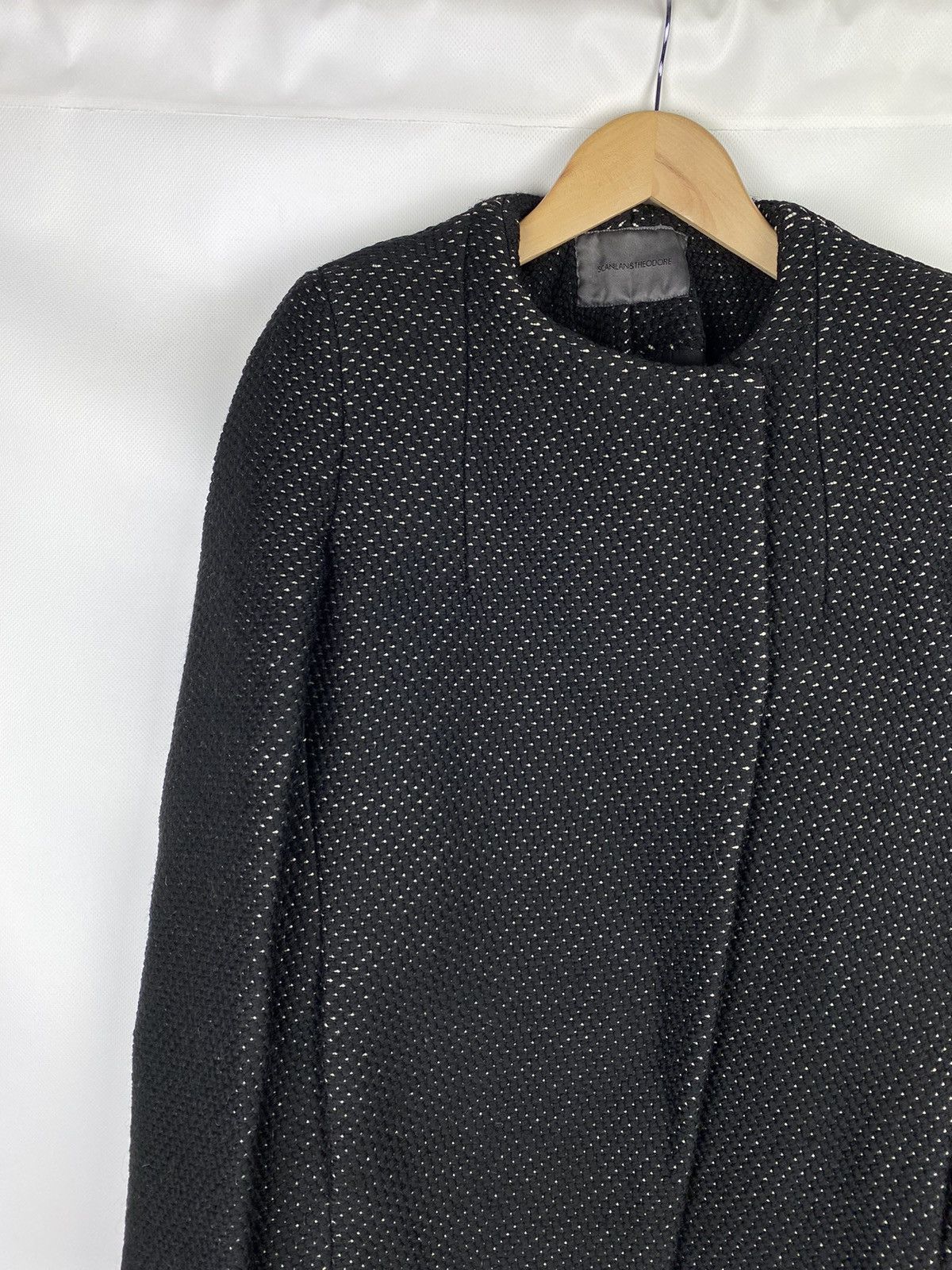 Scanlan Theodore Scanlan & Theodore ladies wool & silk coat jacket size 8 Size M / US 6-8 / IT 42-44 - 4 Thumbnail