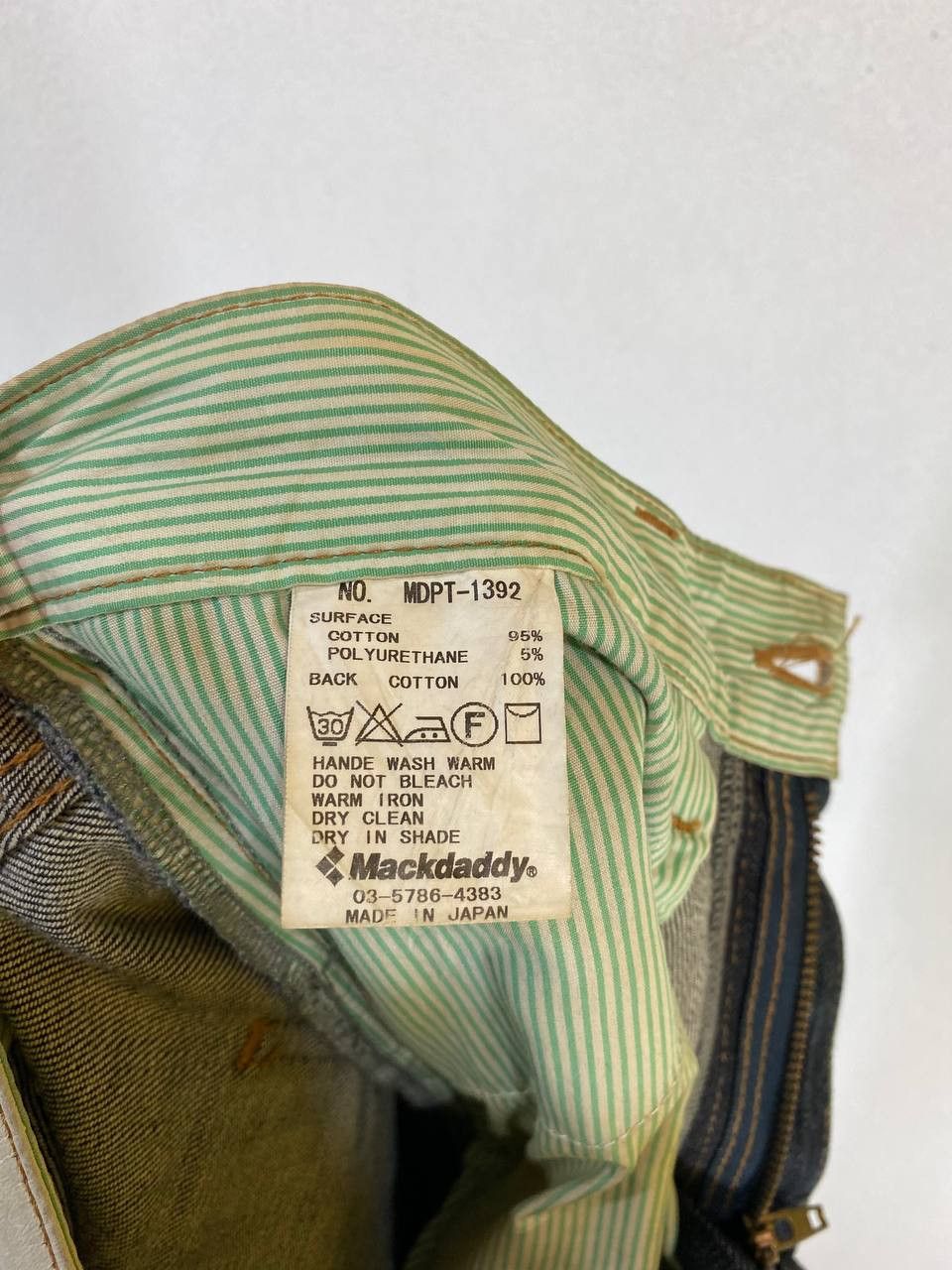 Japanese Brand mack daddy japanese brands denim slightly distressed Size US 35 - 10 Thumbnail