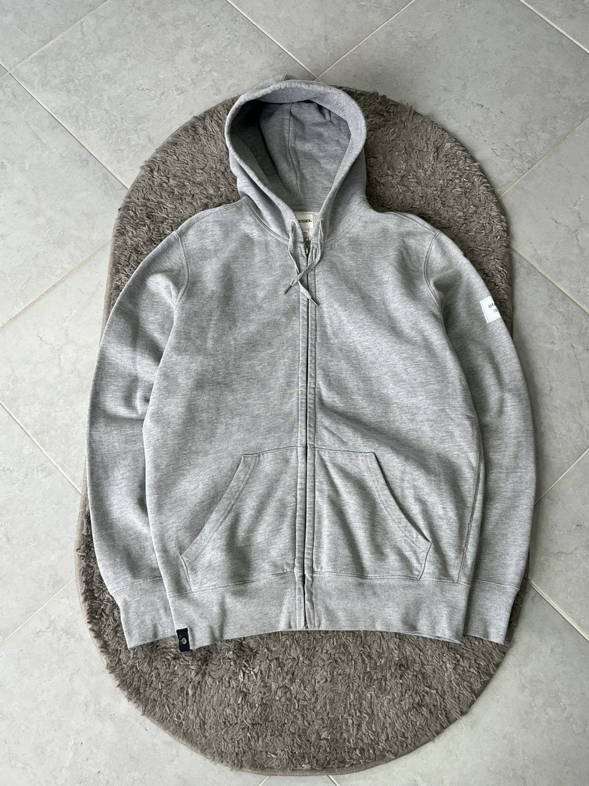 Diesel Vintage Japanese Brand Zip Hoodie Diesel Streetwear Size US L / EU 52-54 / 3 - 1 Thumbnail