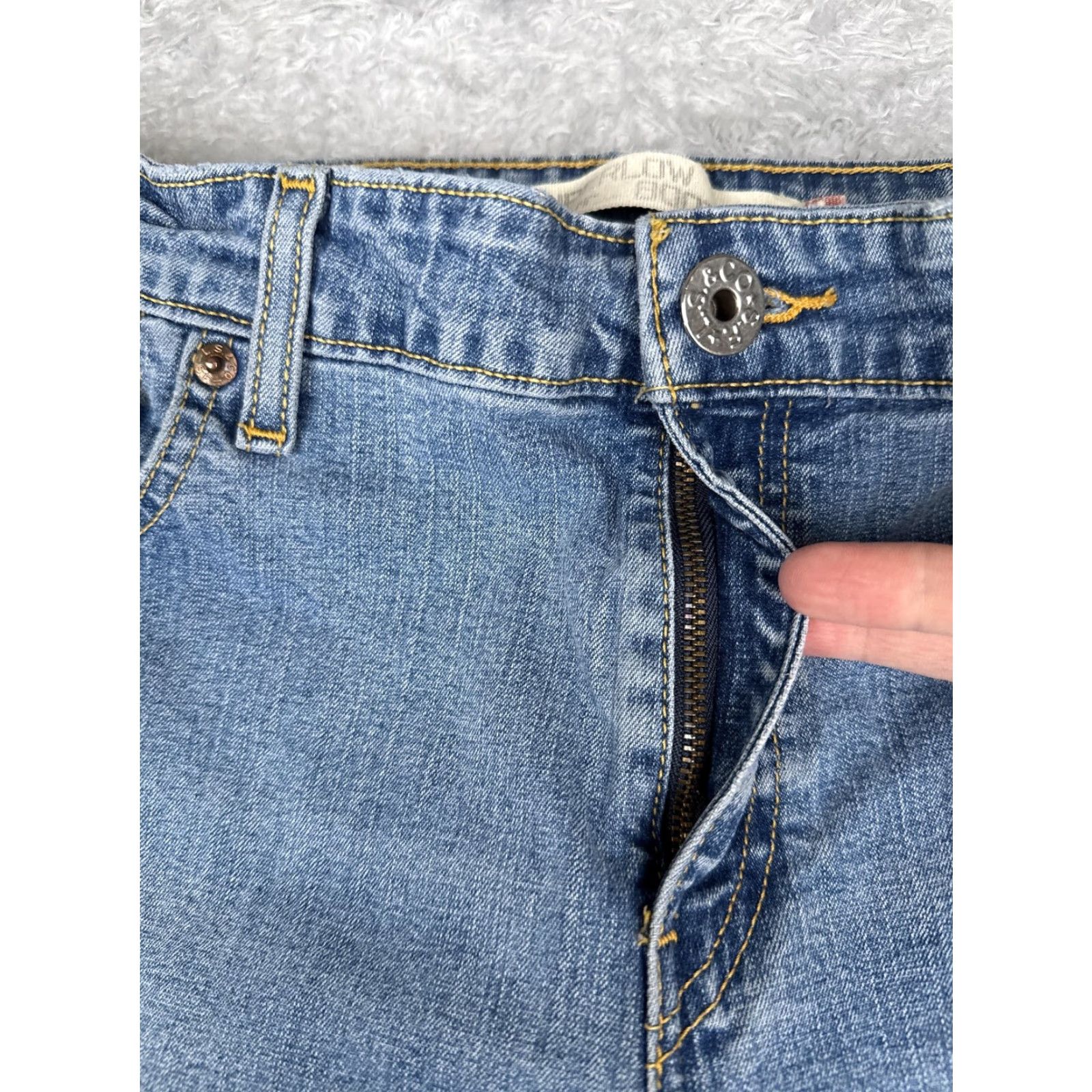 Levi's Levi's Jeans Bootcut 5-Pocket Denim Junior 13M Medium Wash Blue Stretch 31x31 Size 34" / US 12 / IT 48 - 5 Thumbnail