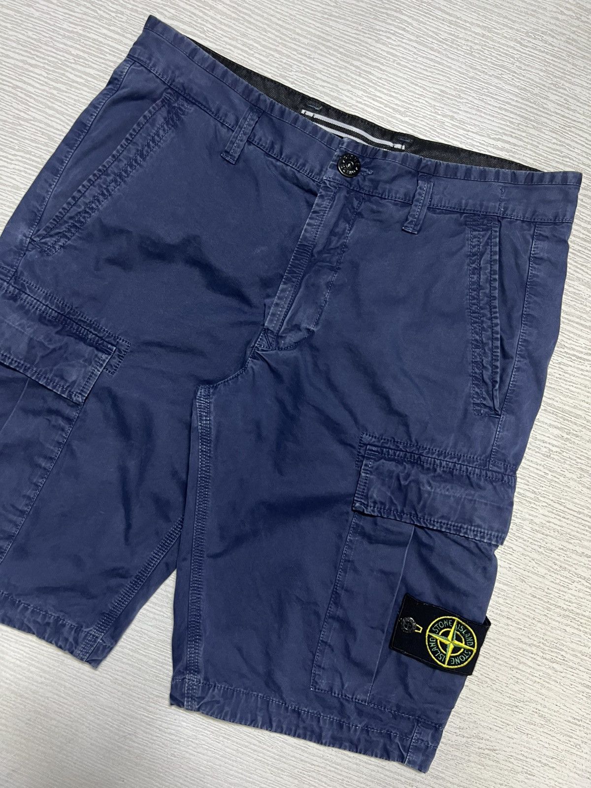 Stone Island Stone Island - Organic Cotton Cargo Shorts Size US 29 - 3 Thumbnail