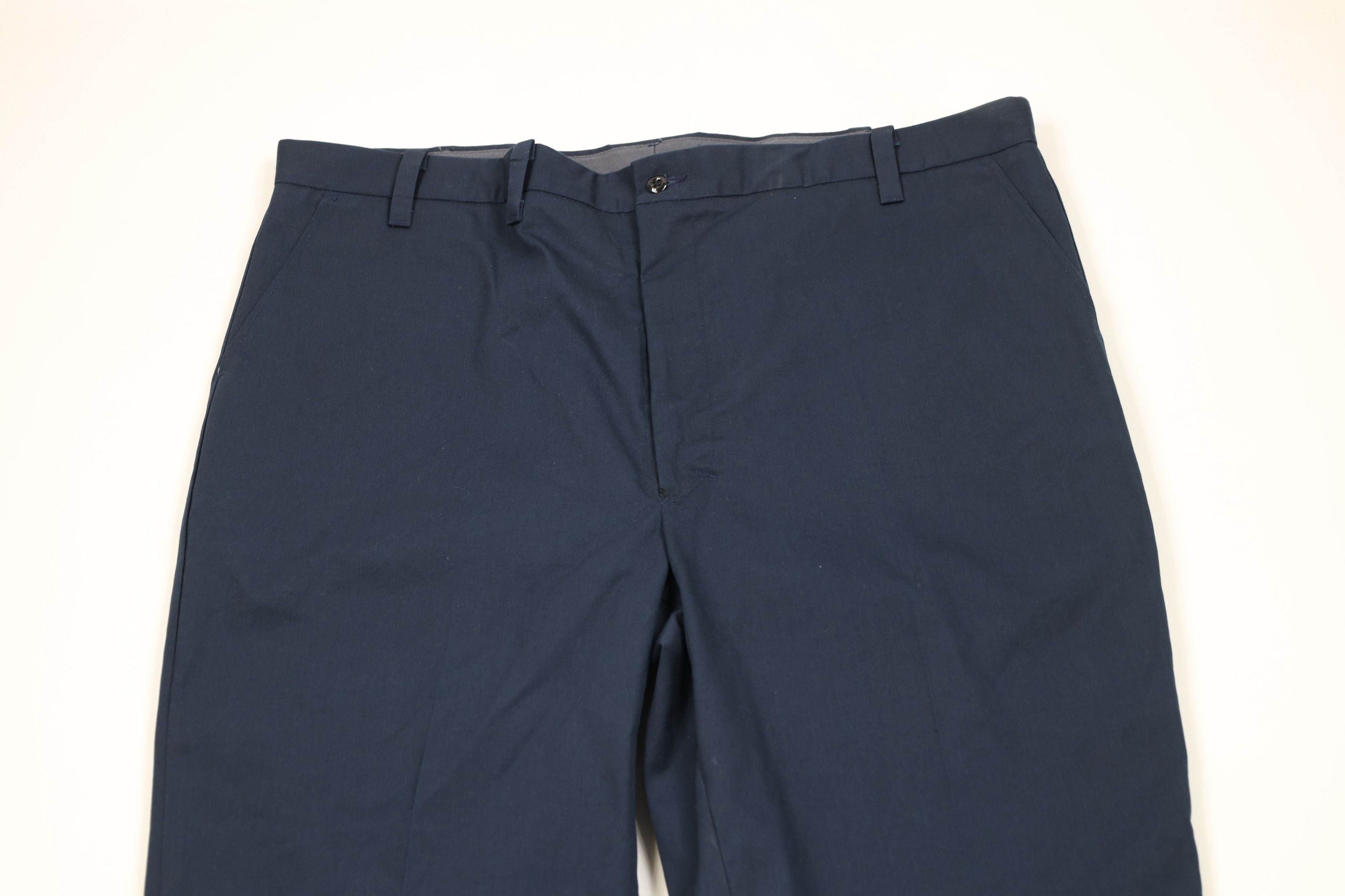 Vintage Vintage 90s Streetwear Wide Leg Chino Pants Blue USA Size US 42 / EU 58 - 2 Thumbnail