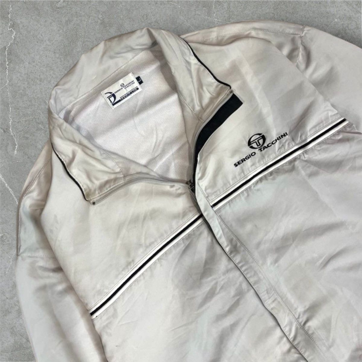Sergio Tacchini × Vintage Windbreaker Sergio Tacchini Lab Jacket Classic 2000ss Size US L / EU 52-54 / 3 - 3 Thumbnail