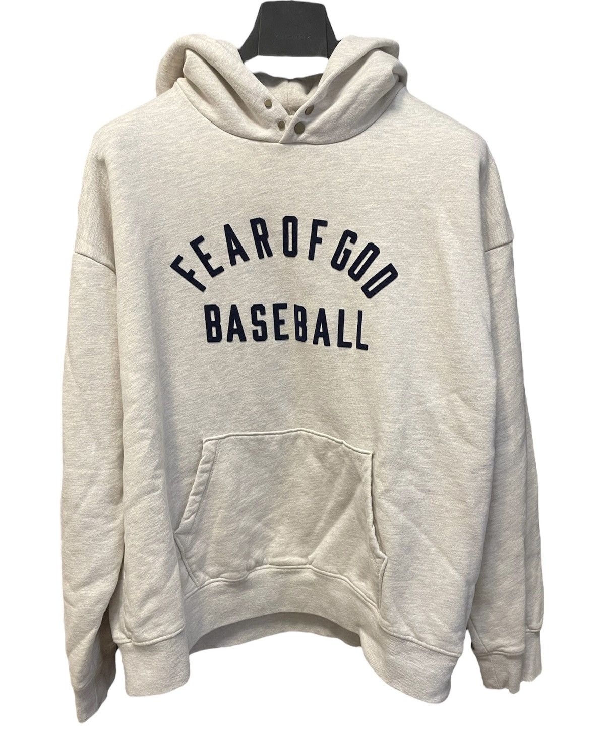 image of Fear Of God baseball Hoodie in Grey, Men's (Size Large)