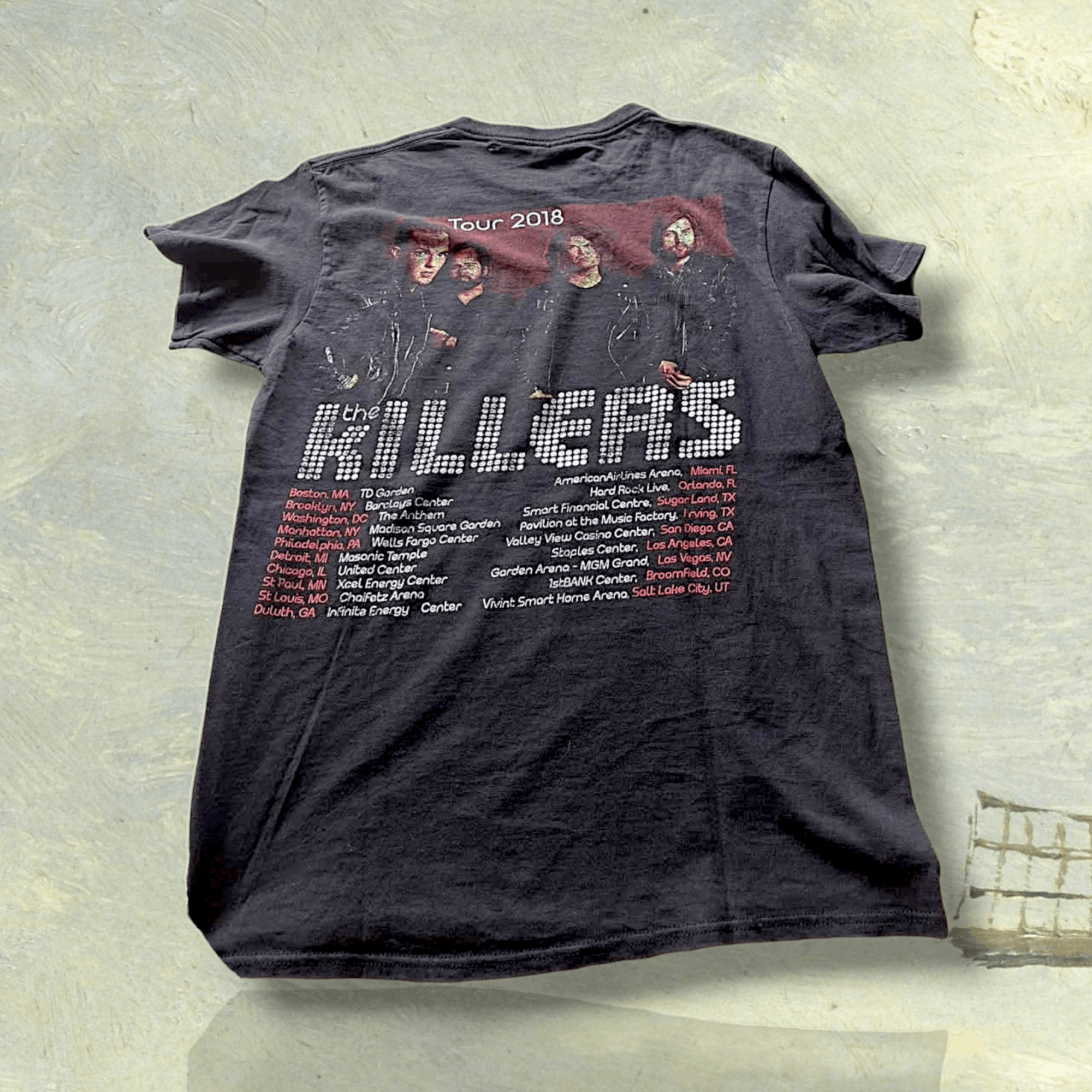 Band Tees The killers band tour fashion pu tees concerts Size US S / EU 44-46 / 1 - 3 Thumbnail