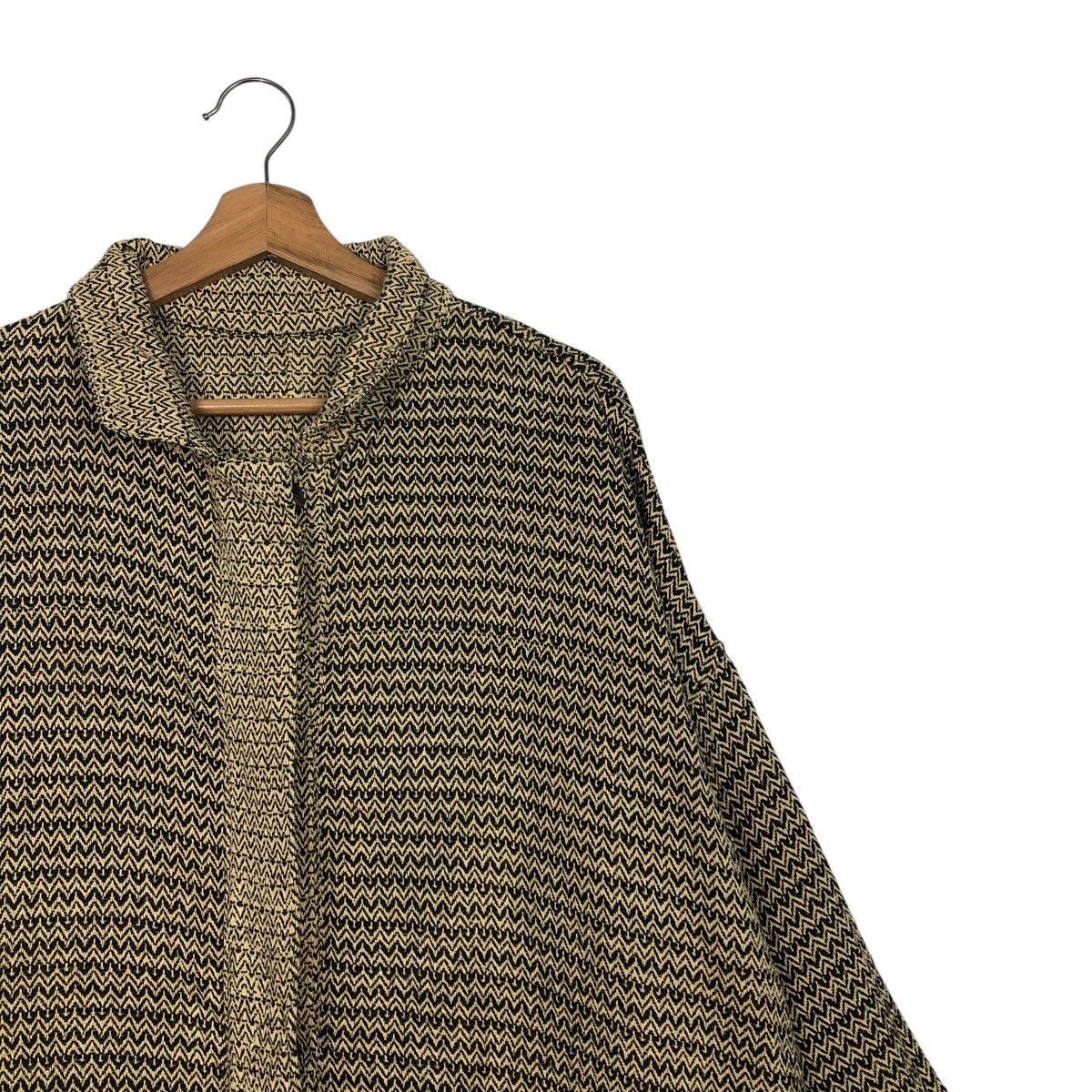 Japanese Brand × Vintage 📌Vintage Long Jacket Herringbone Unbranded Issey Miyake Size US M / EU 48-50 / 2 - 8 Thumbnail