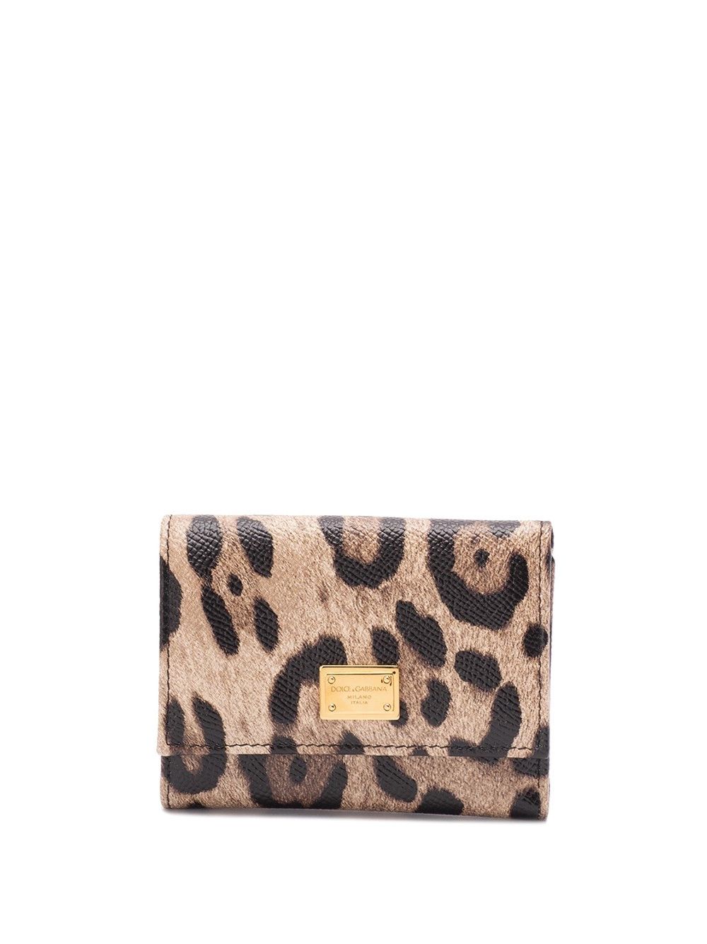 Dolce & Gabbana Leopard Print Wallet Size ONE SIZE - 1 Thumbnail