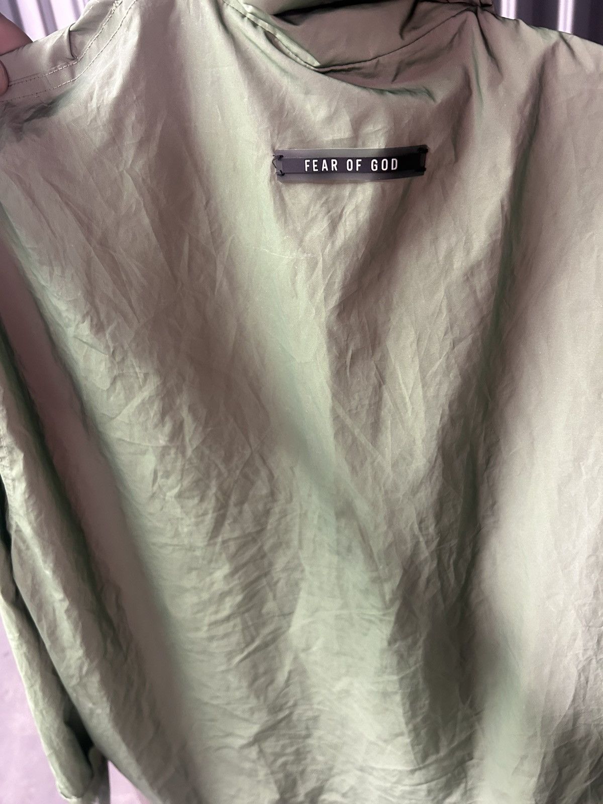 Fear of God Fear of God Sixth Collection Iridescent Green Coach Jacket Size US L / EU 52-54 / 3 - 3 Thumbnail