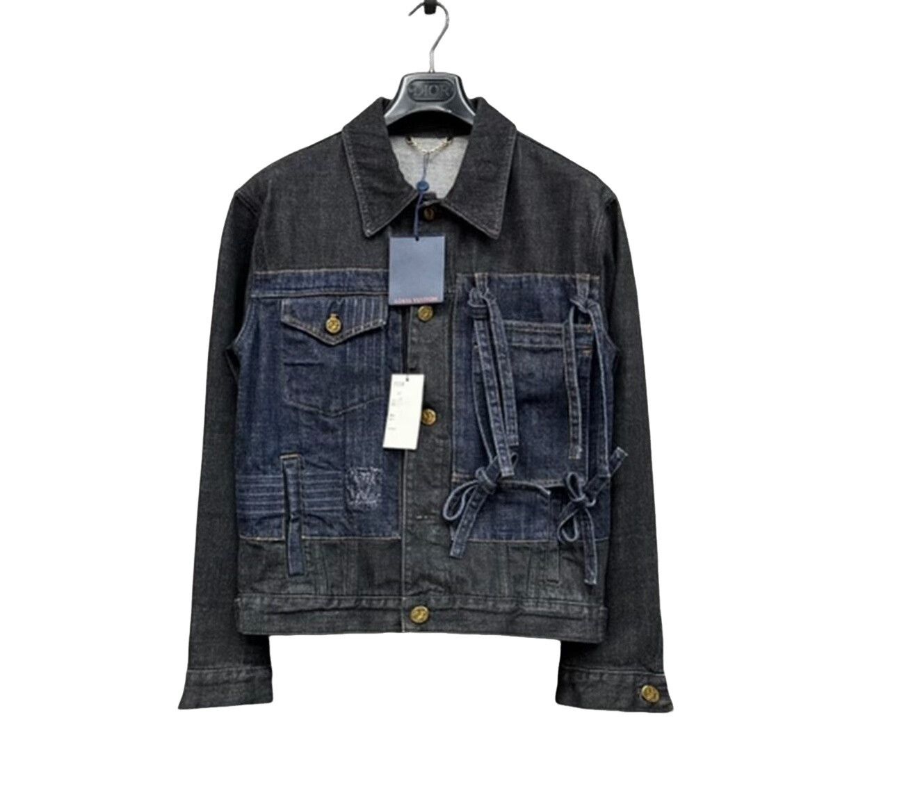 Louis Vuitton Louis Vuitton Two-Tone Embroidered Denim Jacket 44 Size US S / EU 44-46 / 1 - 1 Thumbnail